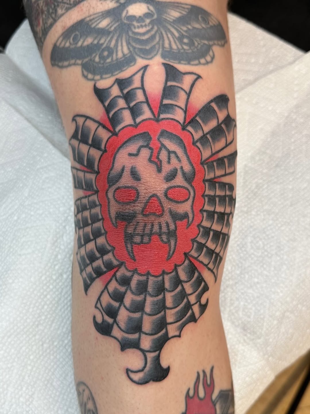 Tattoo by @ponyboytattoos — american_traditional, black_and_grey