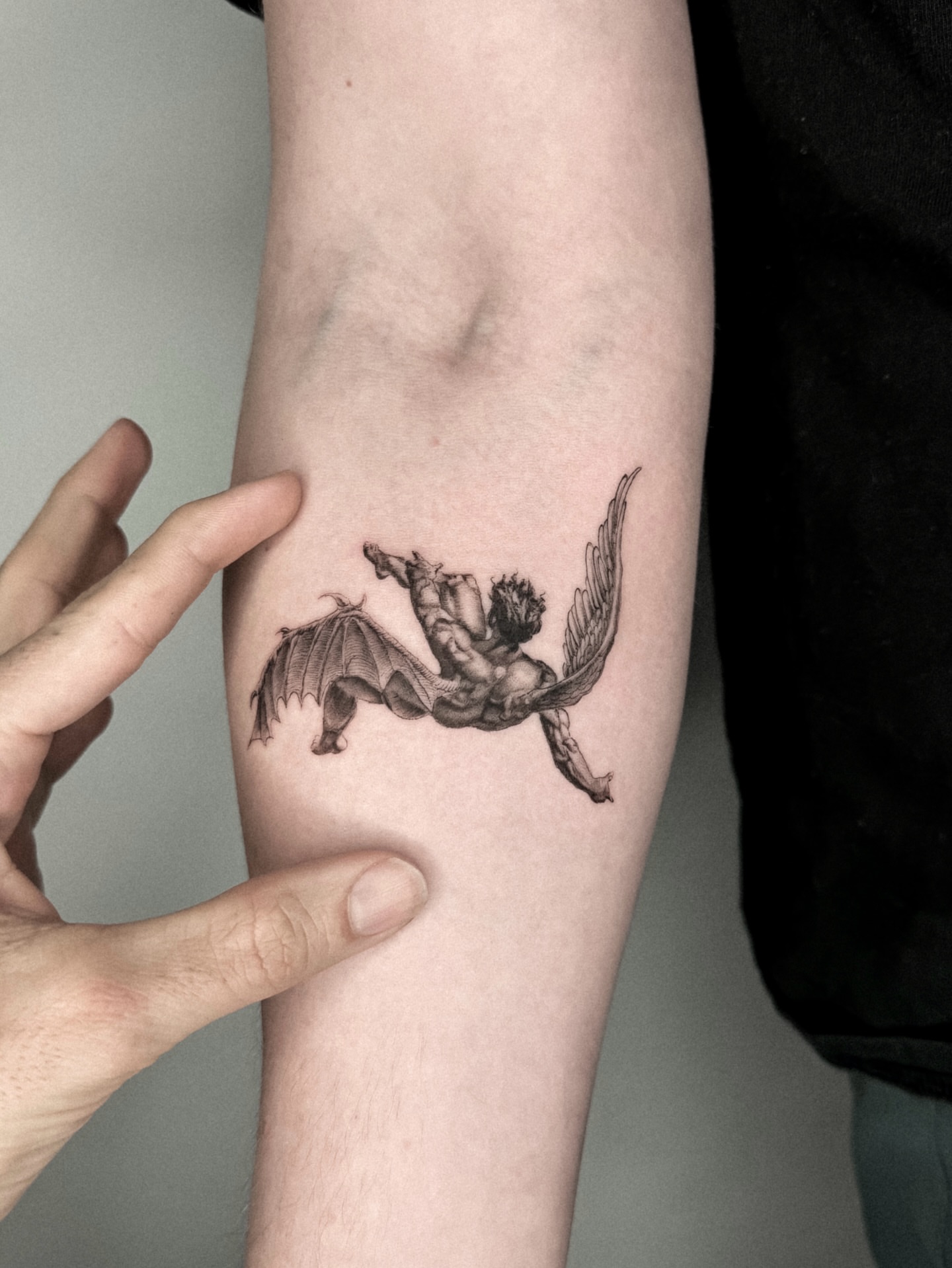 Tattoo by @dannyptattoos — black_and_grey