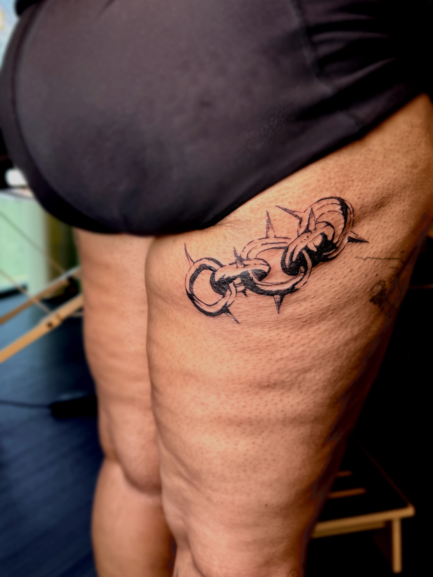 Tattoo by @tatertottats — black_and_grey