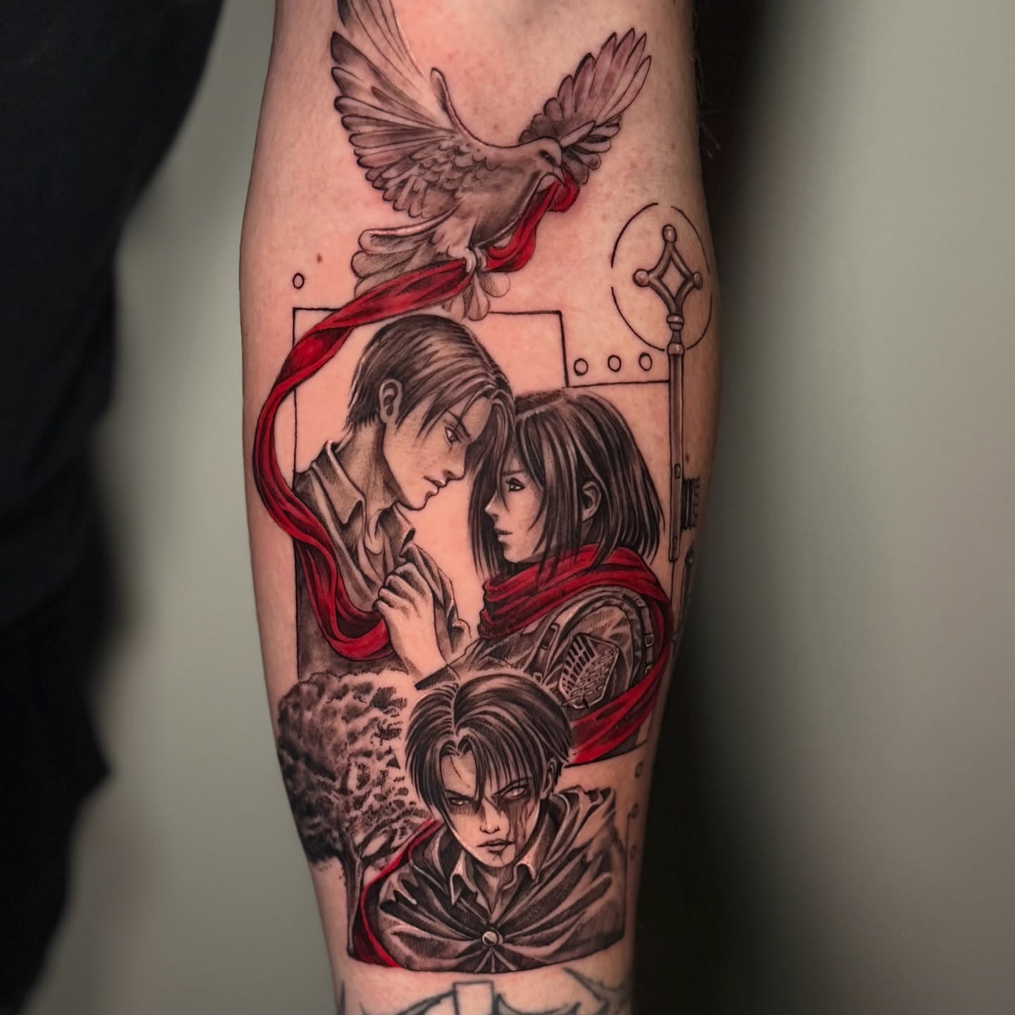 Tattoo by @scarlet.tattooz — anime, realism
