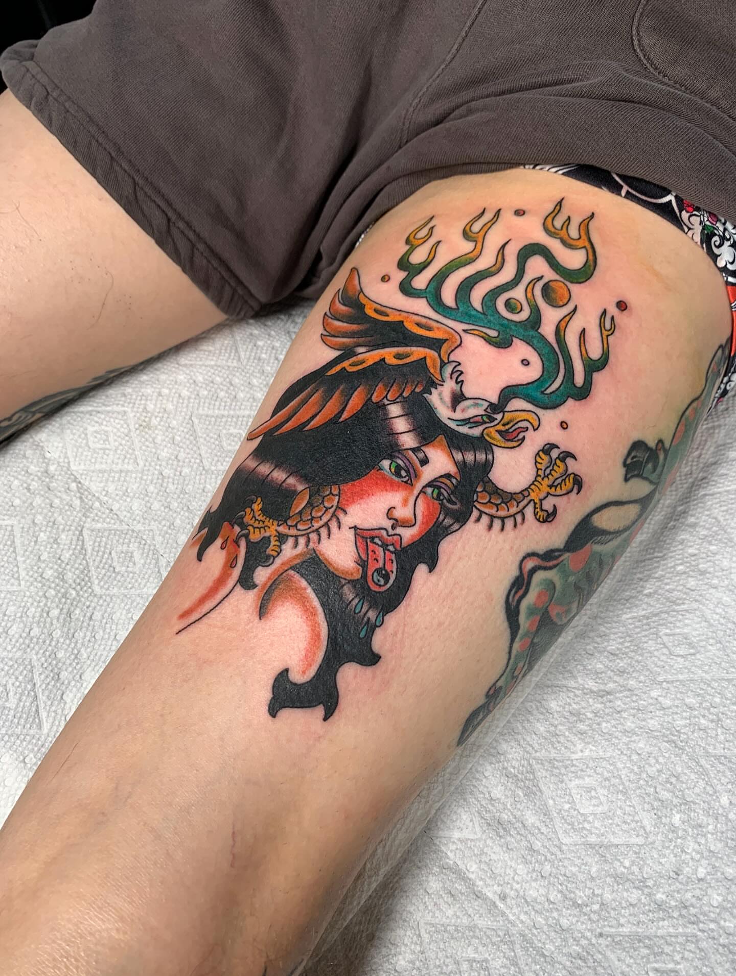 Tattoo by @flowerpunktattoo — american_traditional