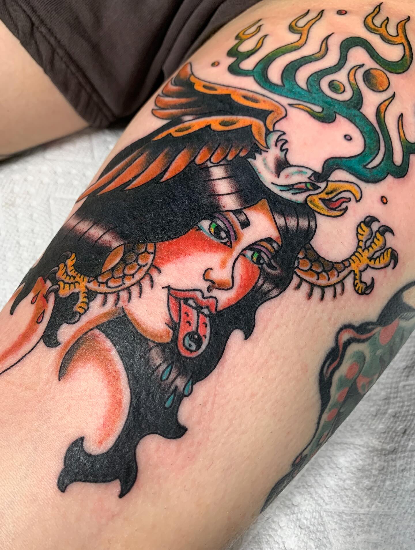 Tattoo by @flowerpunktattoo — american_traditional