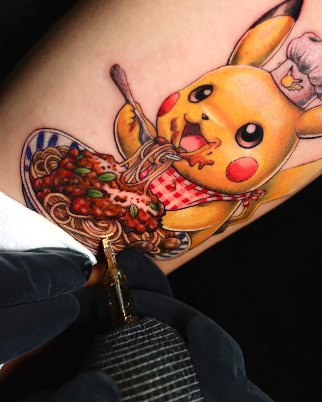 Tattoo by @binnbinn_art — new_school, anime