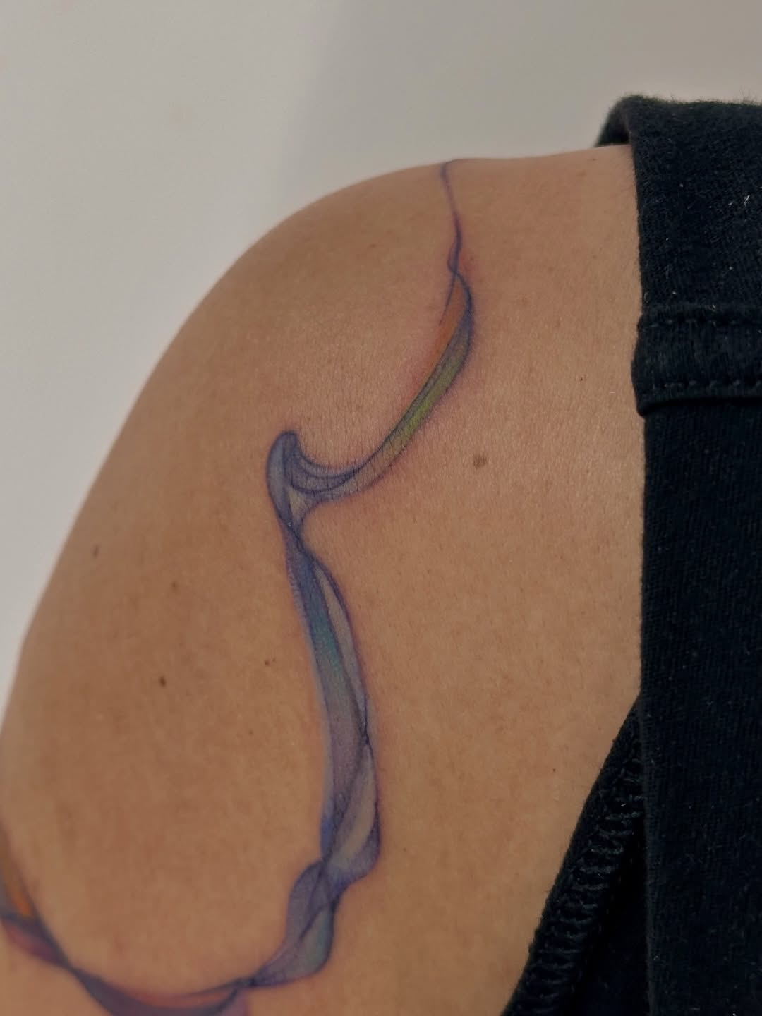 Tattoo by @heeyatattoo — watercolor, fine_line