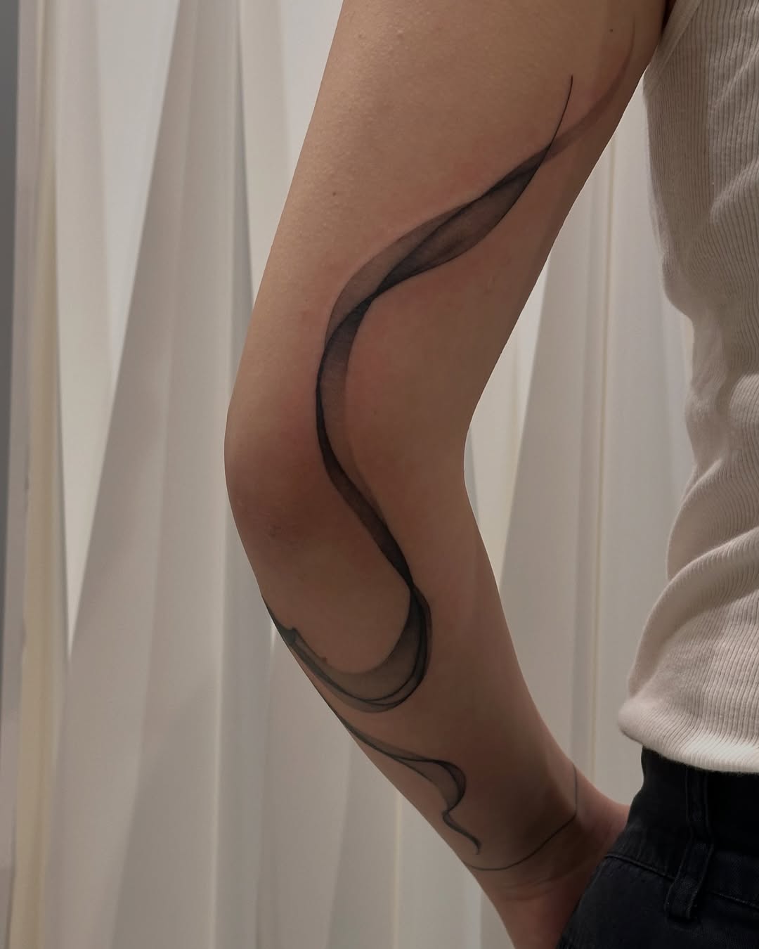 Tattoo by @heeyatattoo — fine_line, black_and_grey
