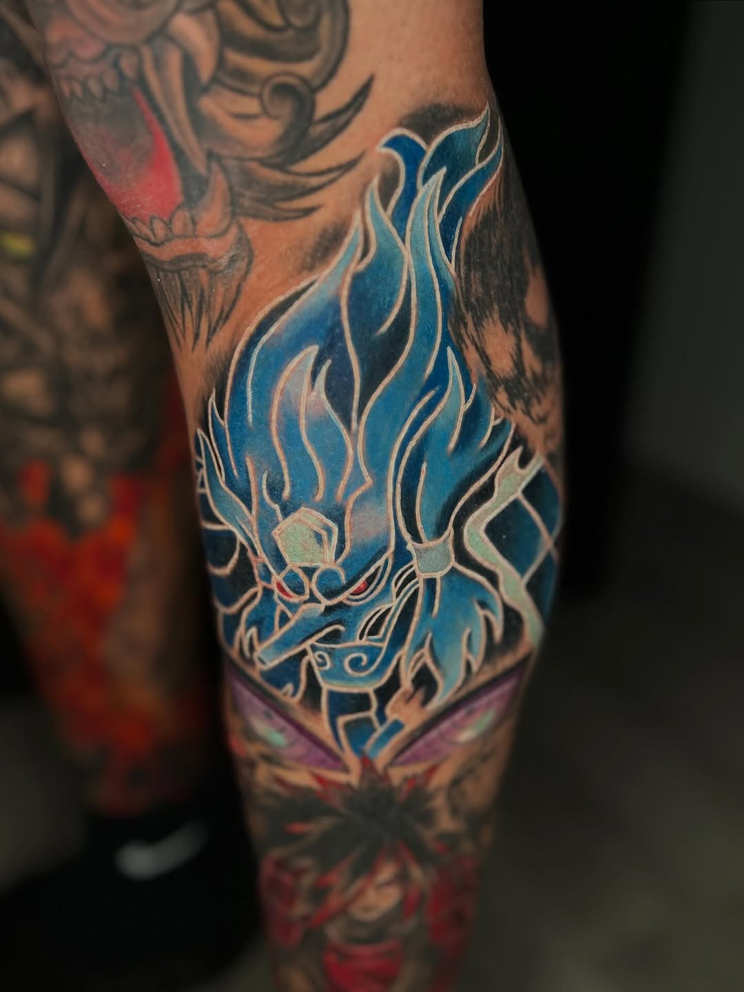 Tattoo by @gameboycolortattoos — japanese_irezumi, blackwork
