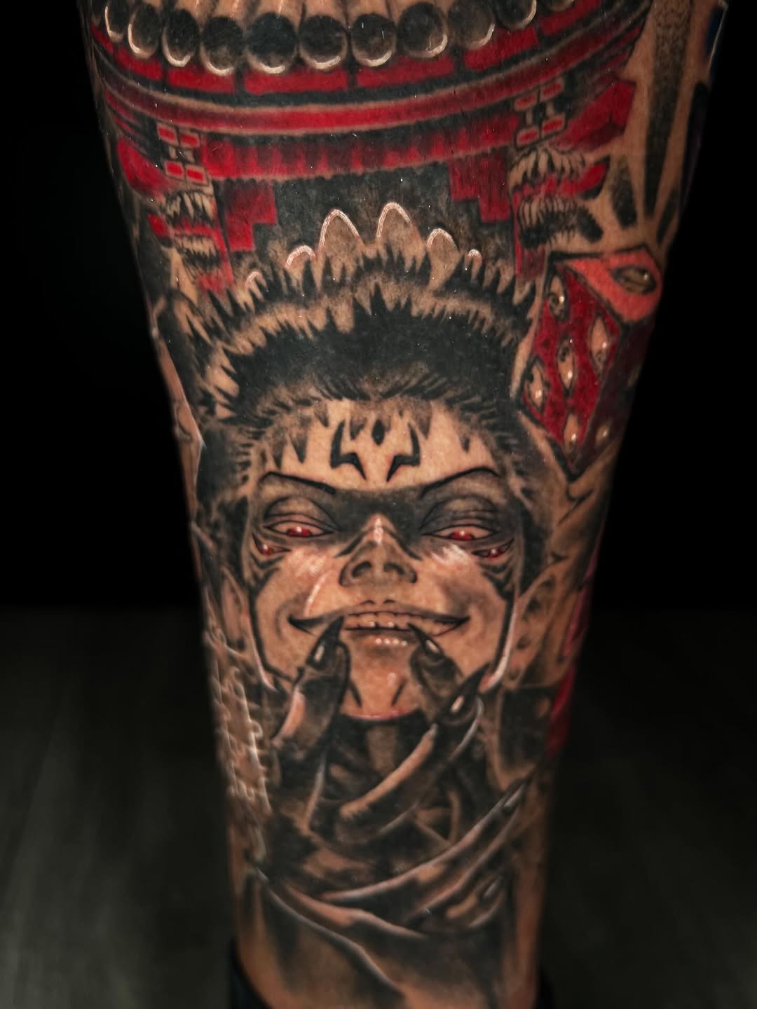 Tattoo by @gameboycolortattoos — realism, dark_realism
