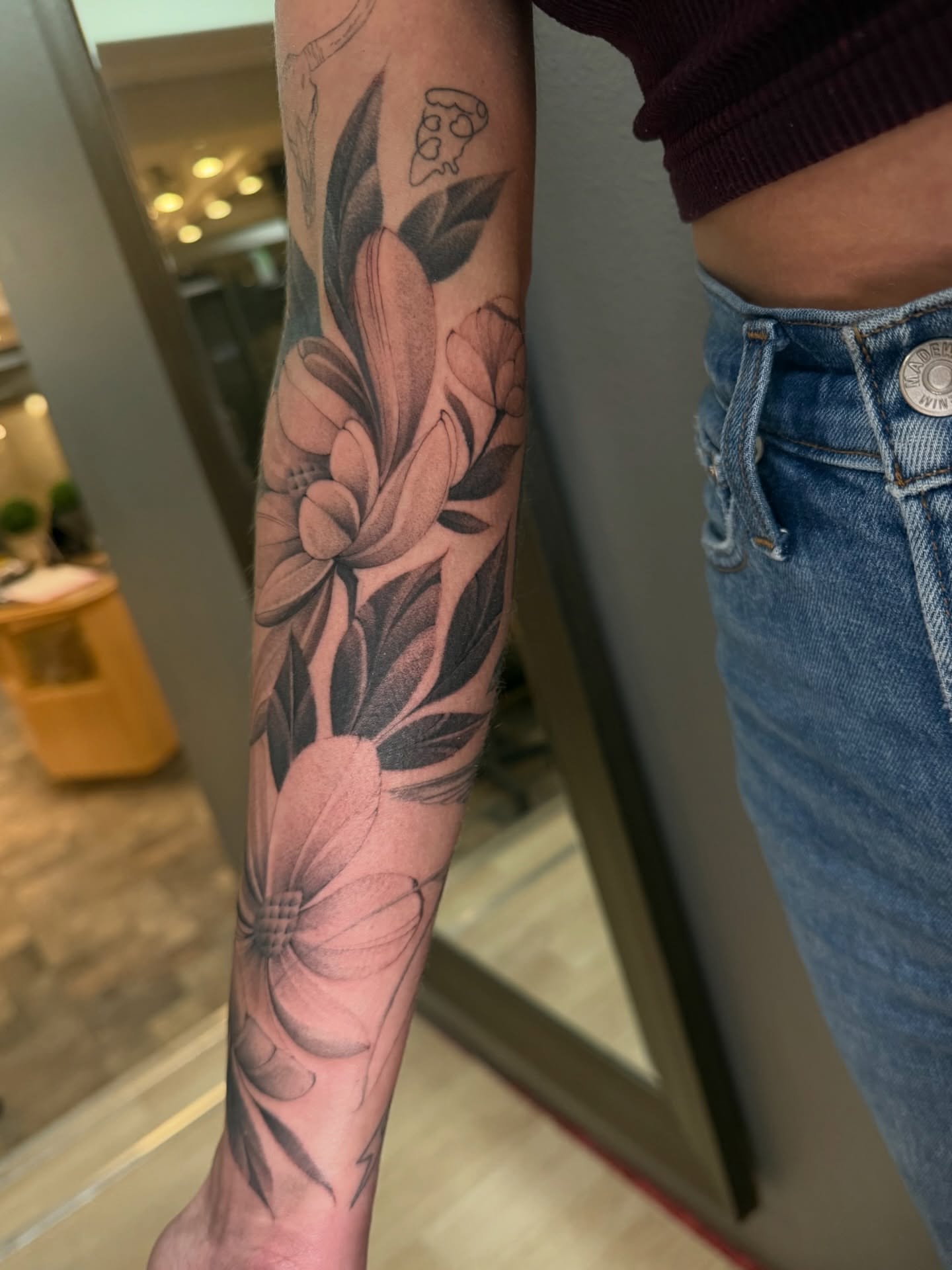 Tattoo by @blacklambx — realism