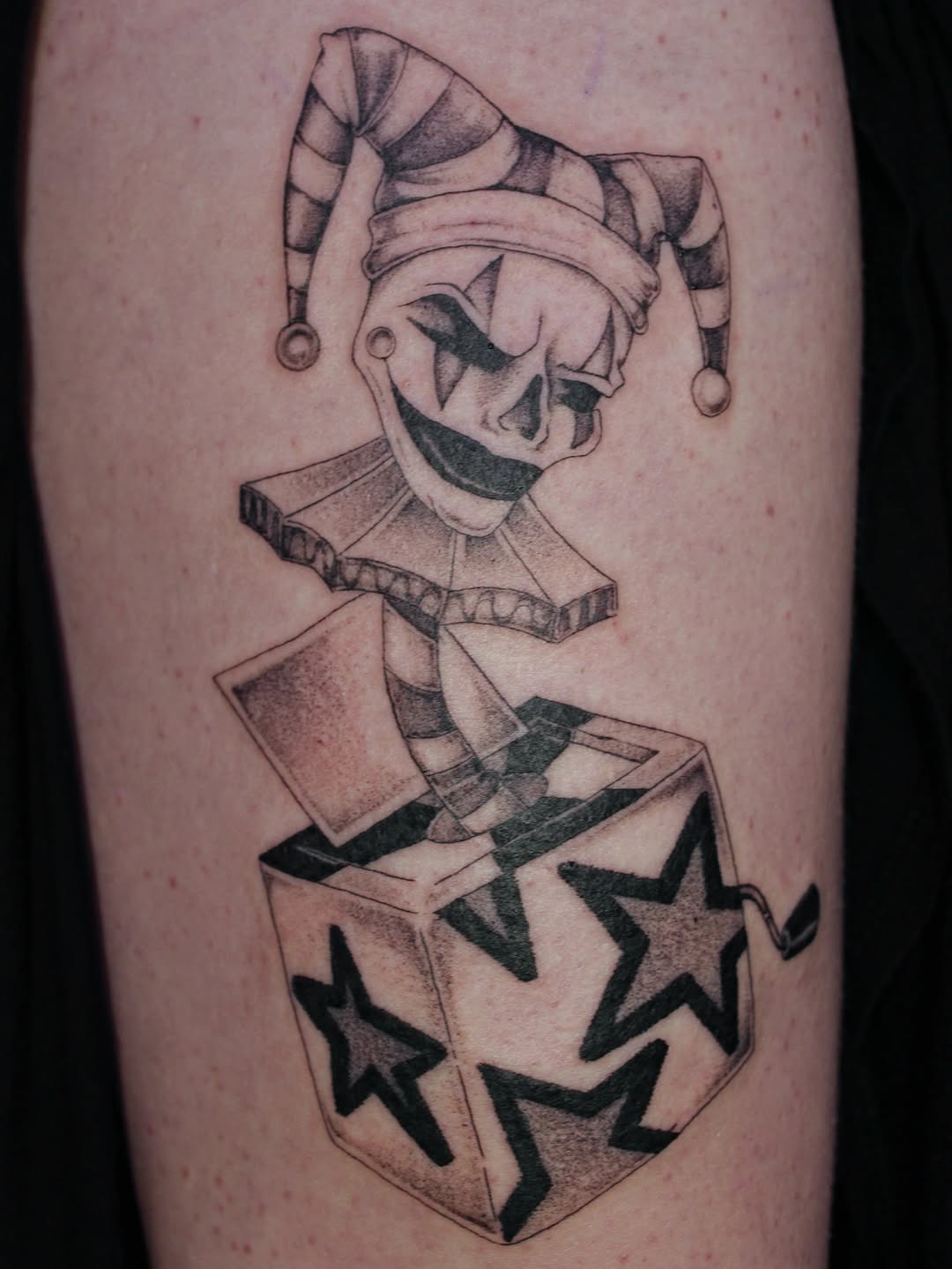 Tattoo by @carlyjordyn — black_and_grey, dark_realism