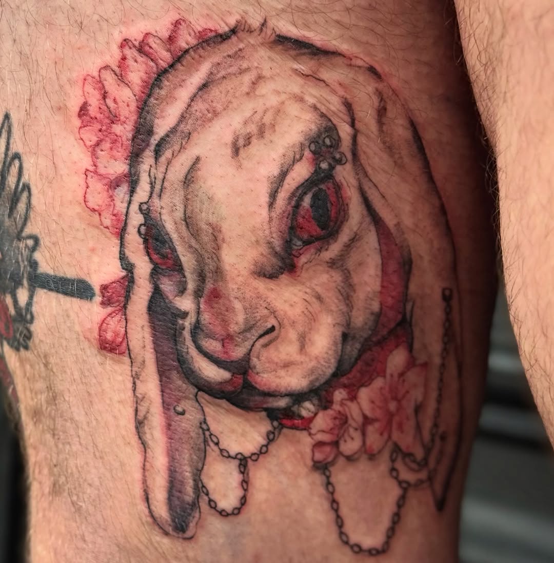 Tattoo by @jazzstabz — realism, dark_realism