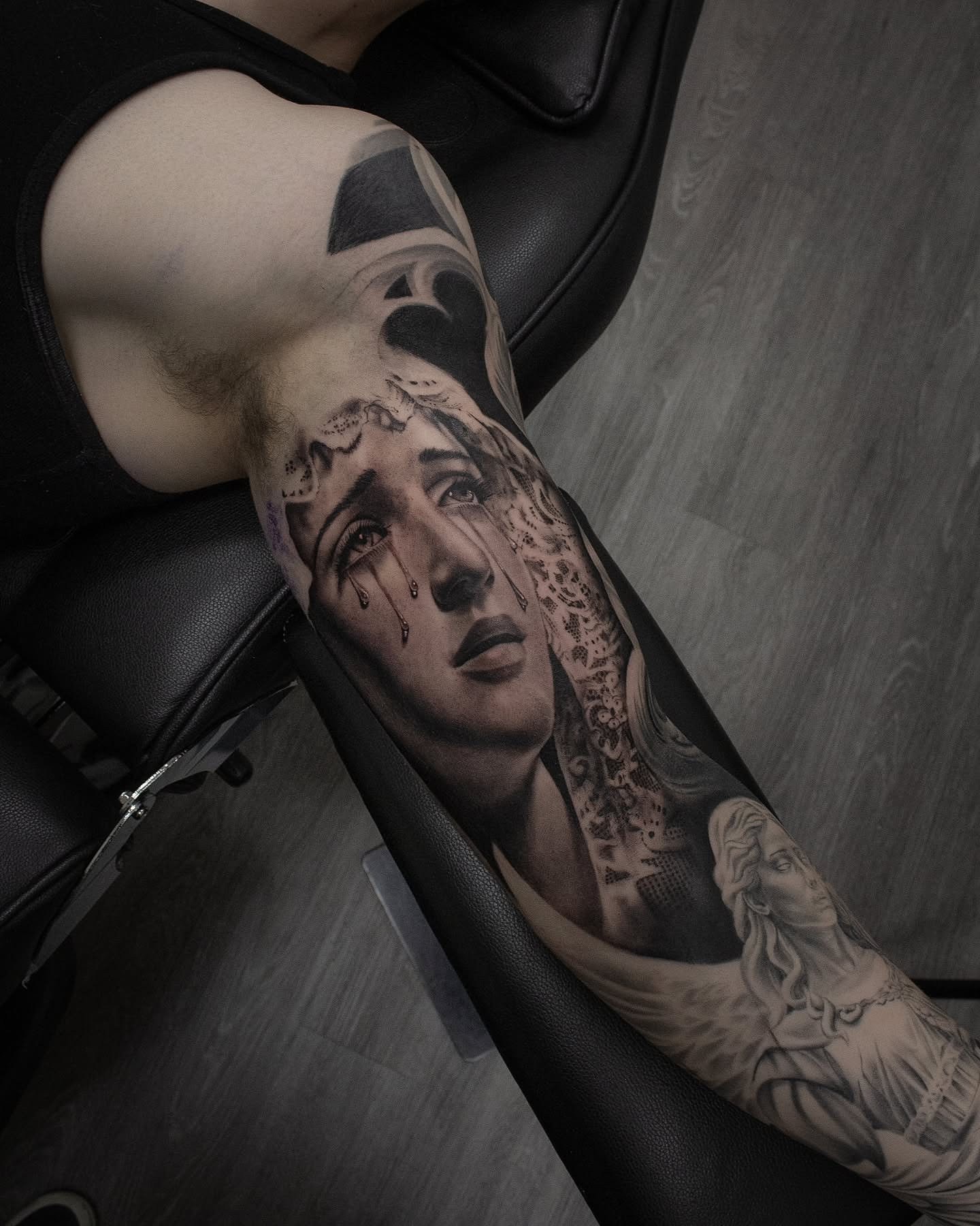 Tattoo by @glitchnstein β realism, dark_realism