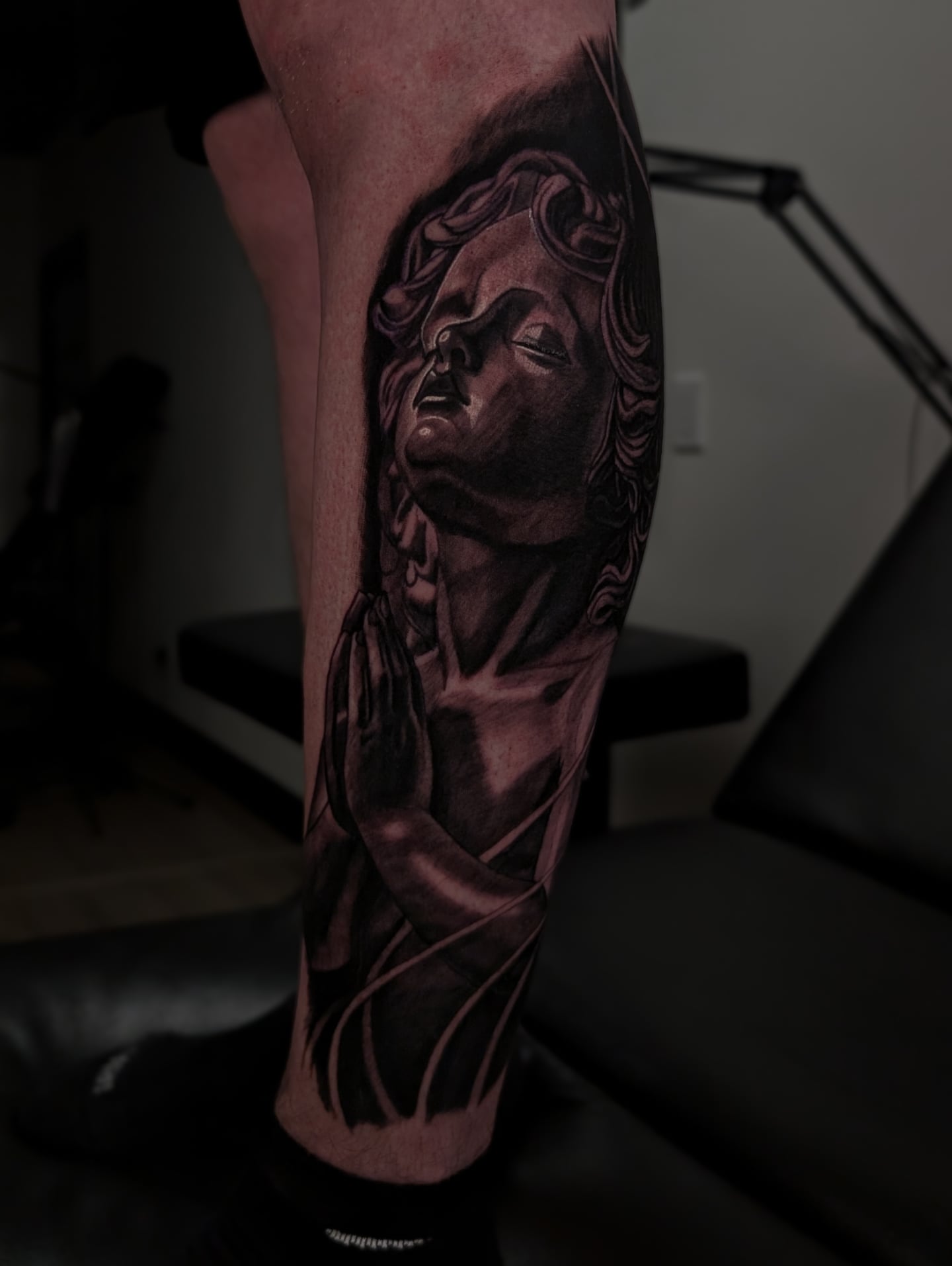 Tattoo by @antop_art — black_and_grey, realism