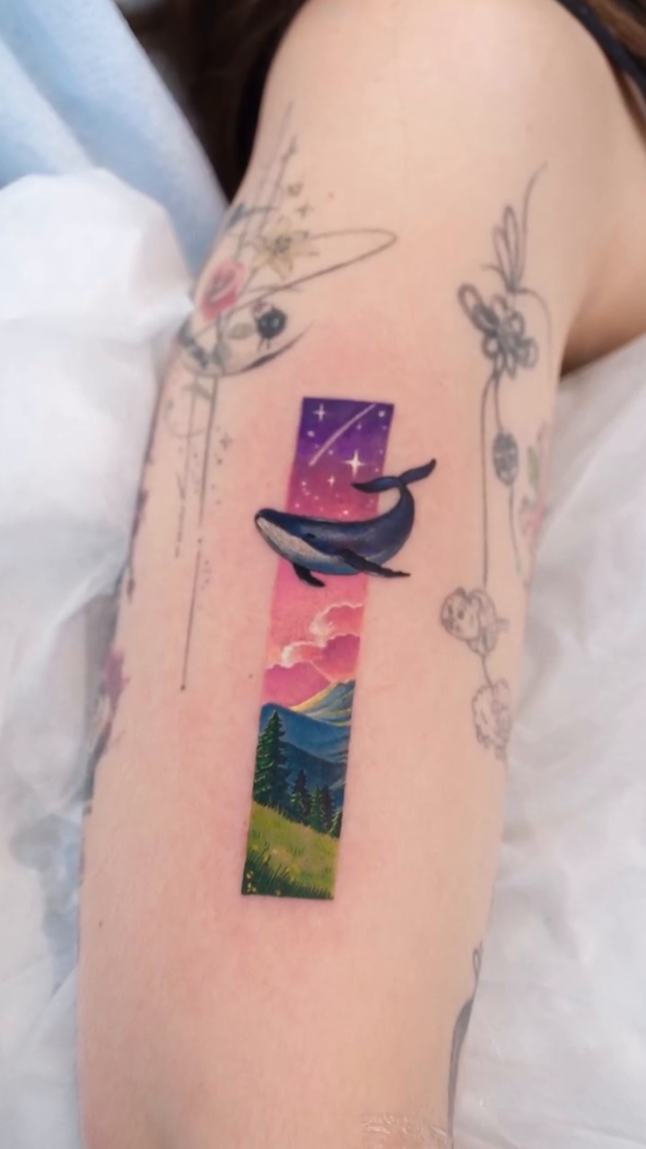 Tattoo by @eva_eedd — fine_line, watercolor