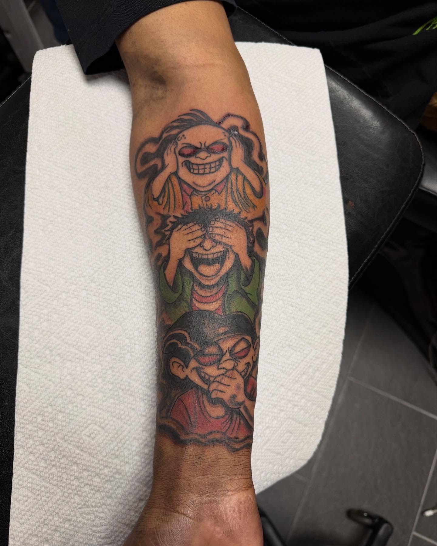 Tattoo by @inkatsuki_tattoos — american_traditional, dotwork