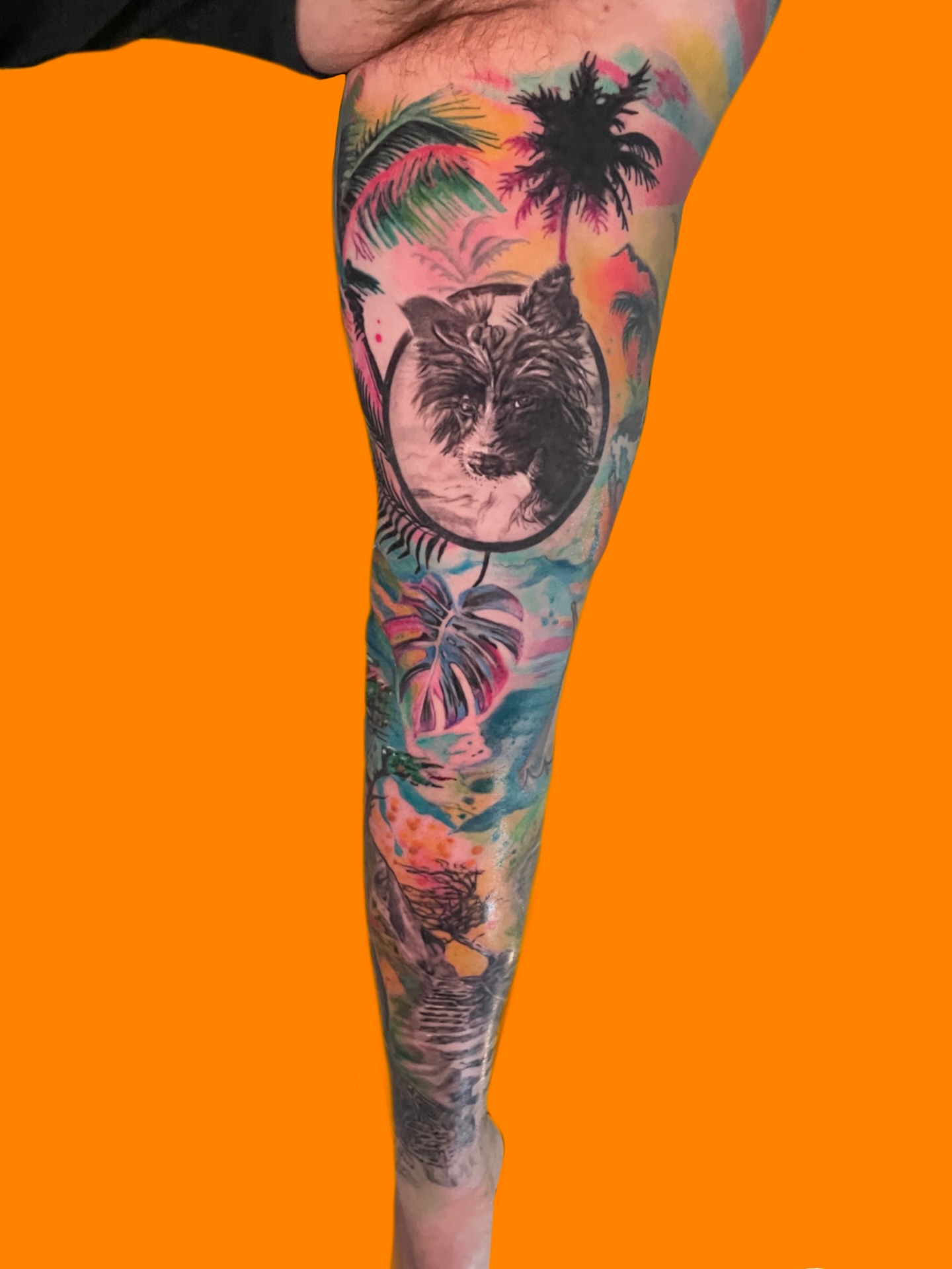 Tattoo by @mez_love_tattoos — watercolor, realism