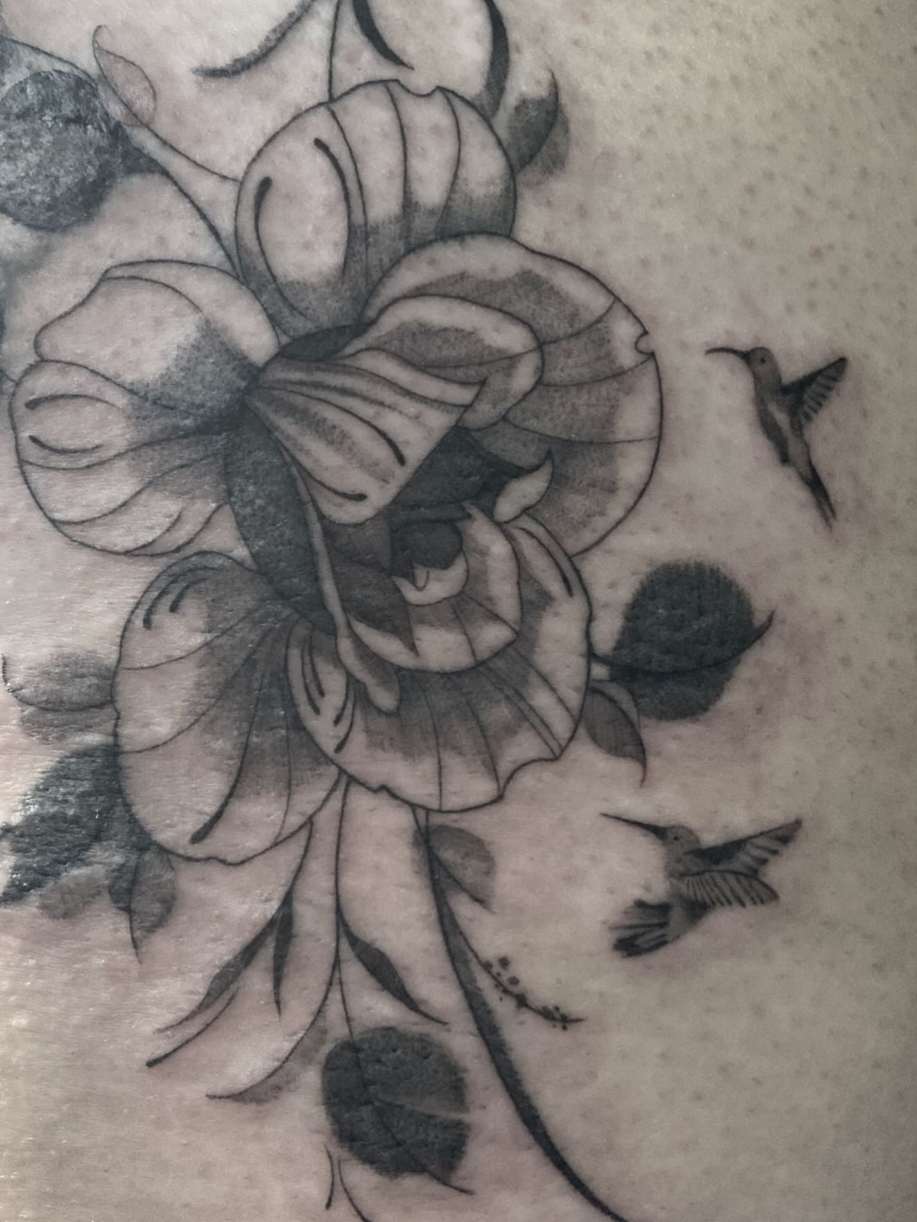 Tattoo by @jayinkytattz β black_and_grey