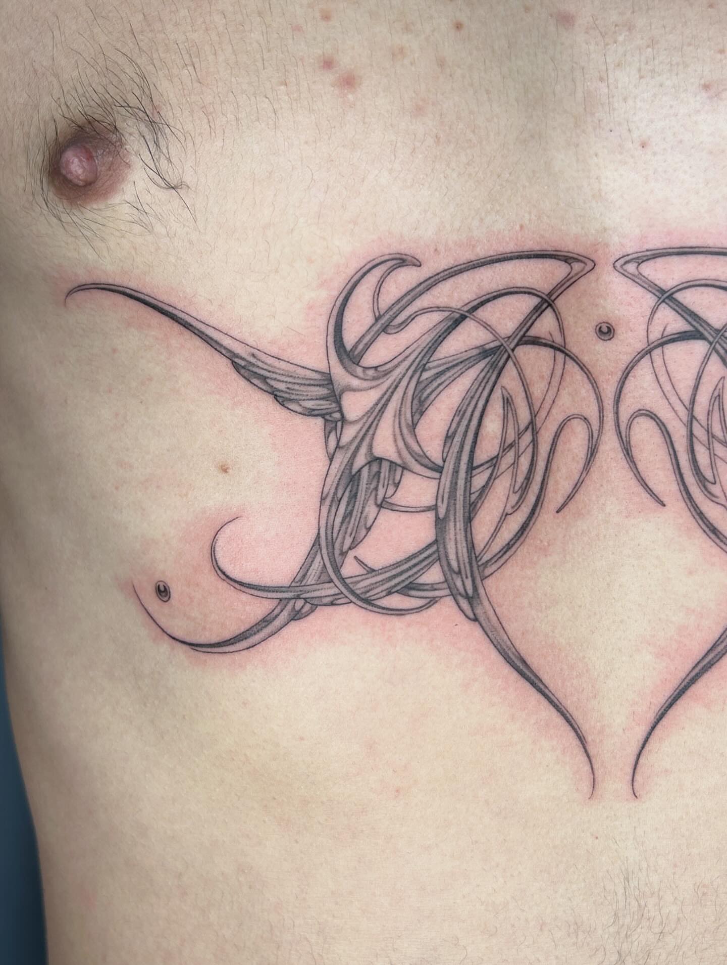 Tattoo by @late_bloom3r — black_and_grey