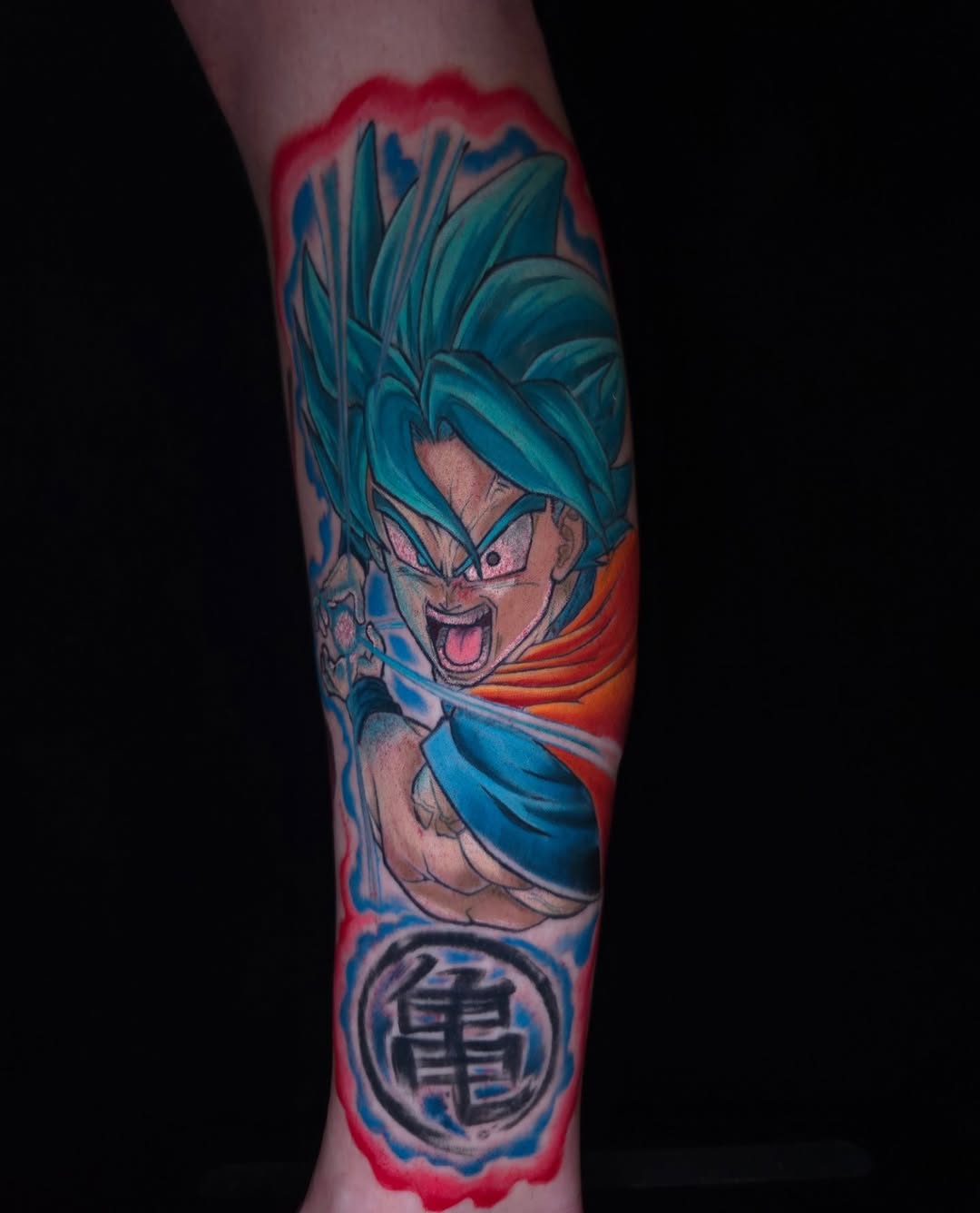 Tattoo by @devanv_tattoos — anime