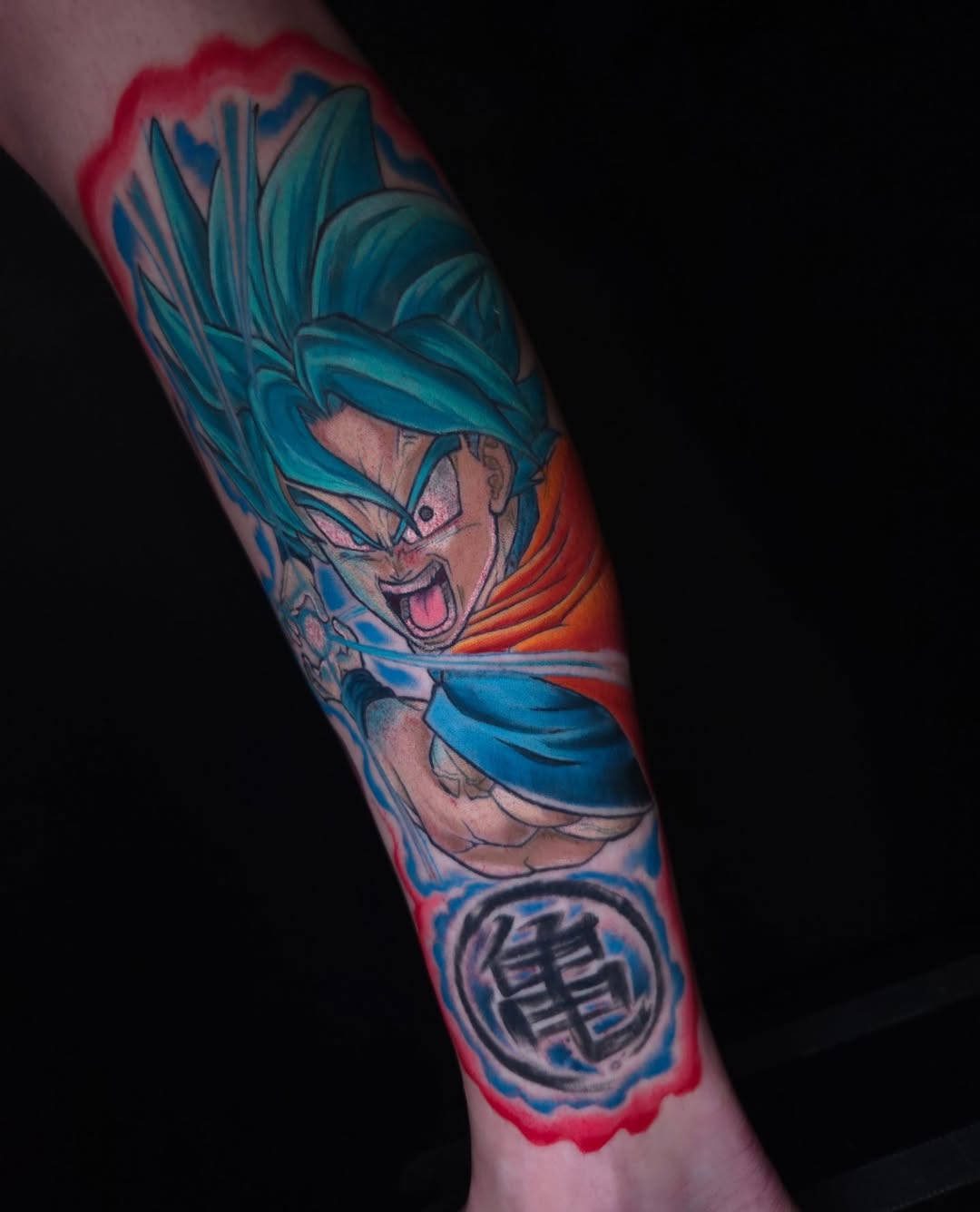 Tattoo by @devanv_tattoos — anime, realism