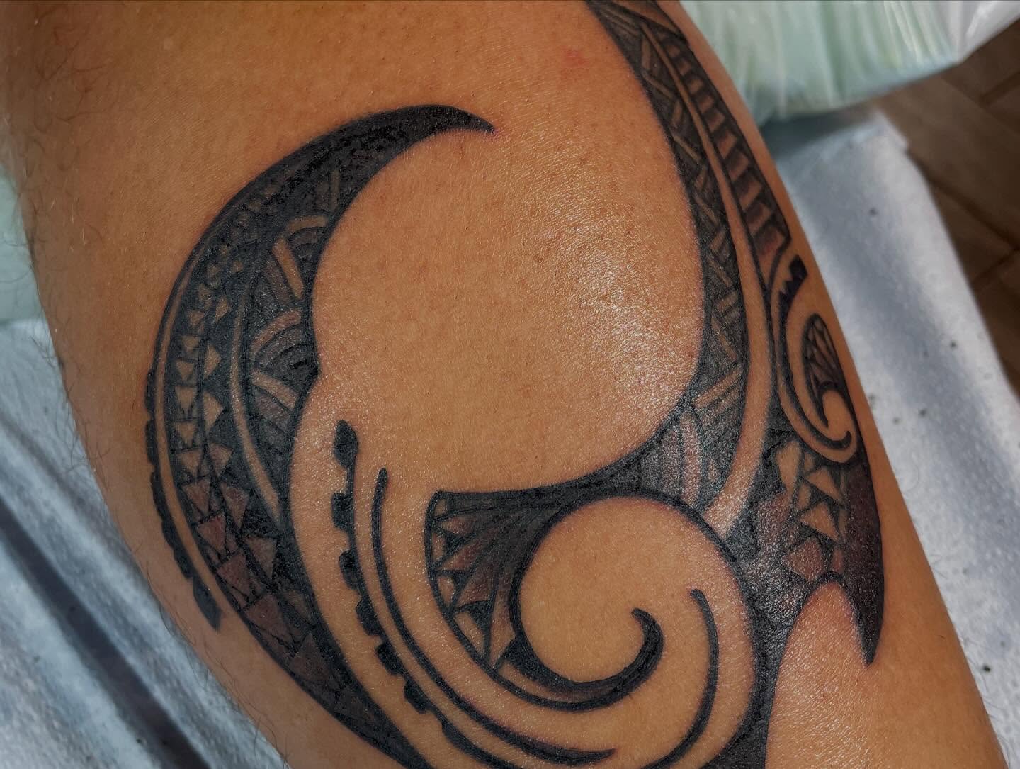 Tattoo by @alexbtatz — black_and_grey, tribal