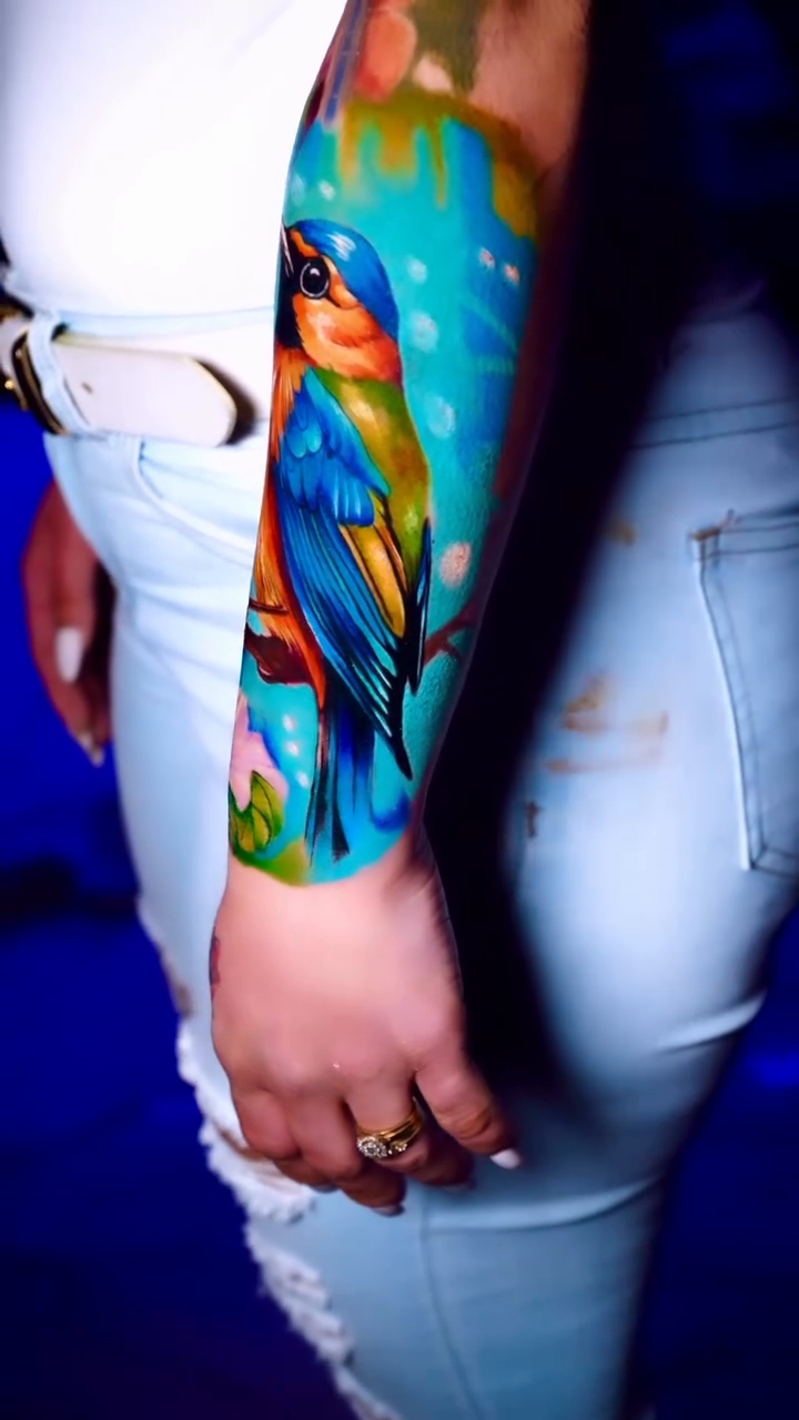 Tattoo by @ronaldinktattoo — realism, watercolor