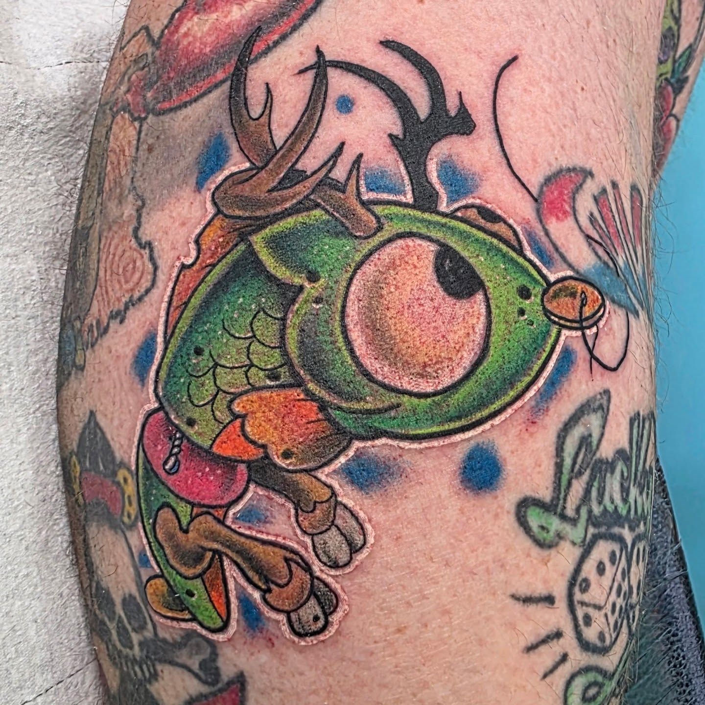 Tattoo by @athorp2020 — new_school, dotwork