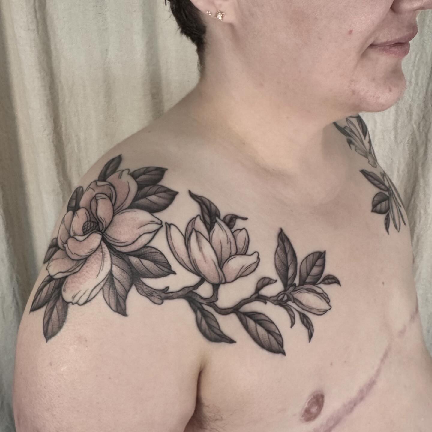 Tattoo by @hillary_blair — black_and_grey