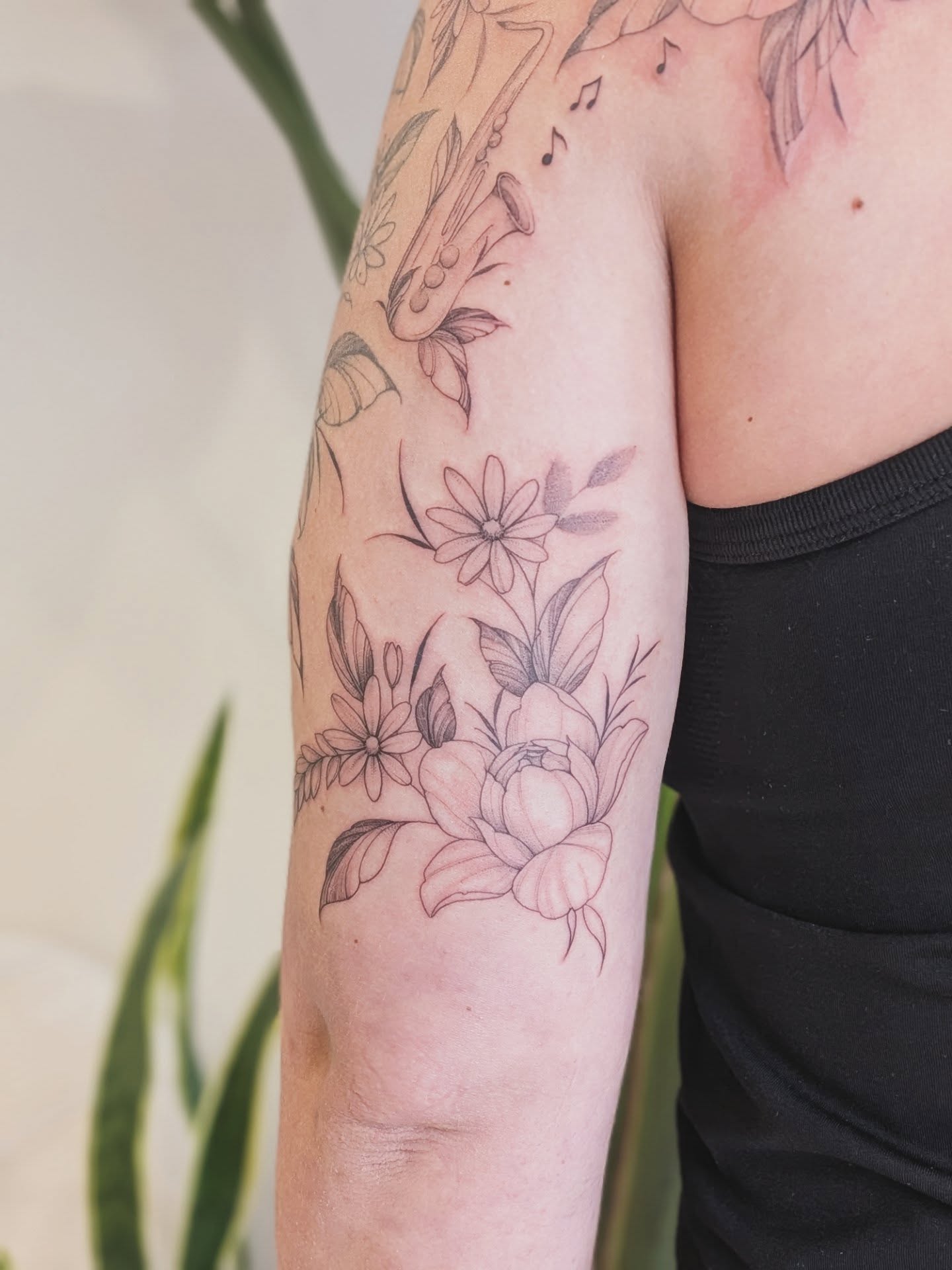 Tattoo by @le.petitmonstre — black_and_grey