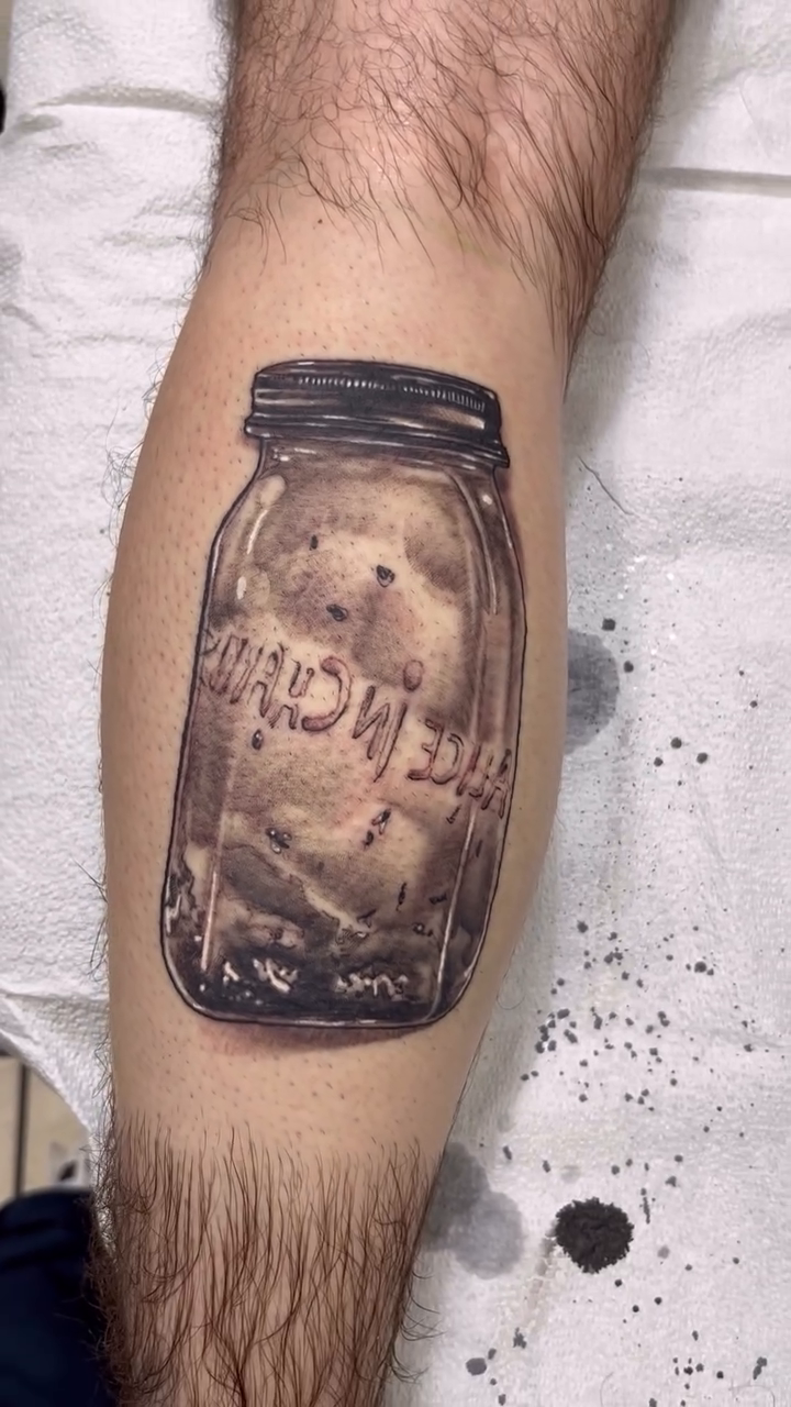 Tattoo by @tattoos_by_look — realism, black_and_grey
