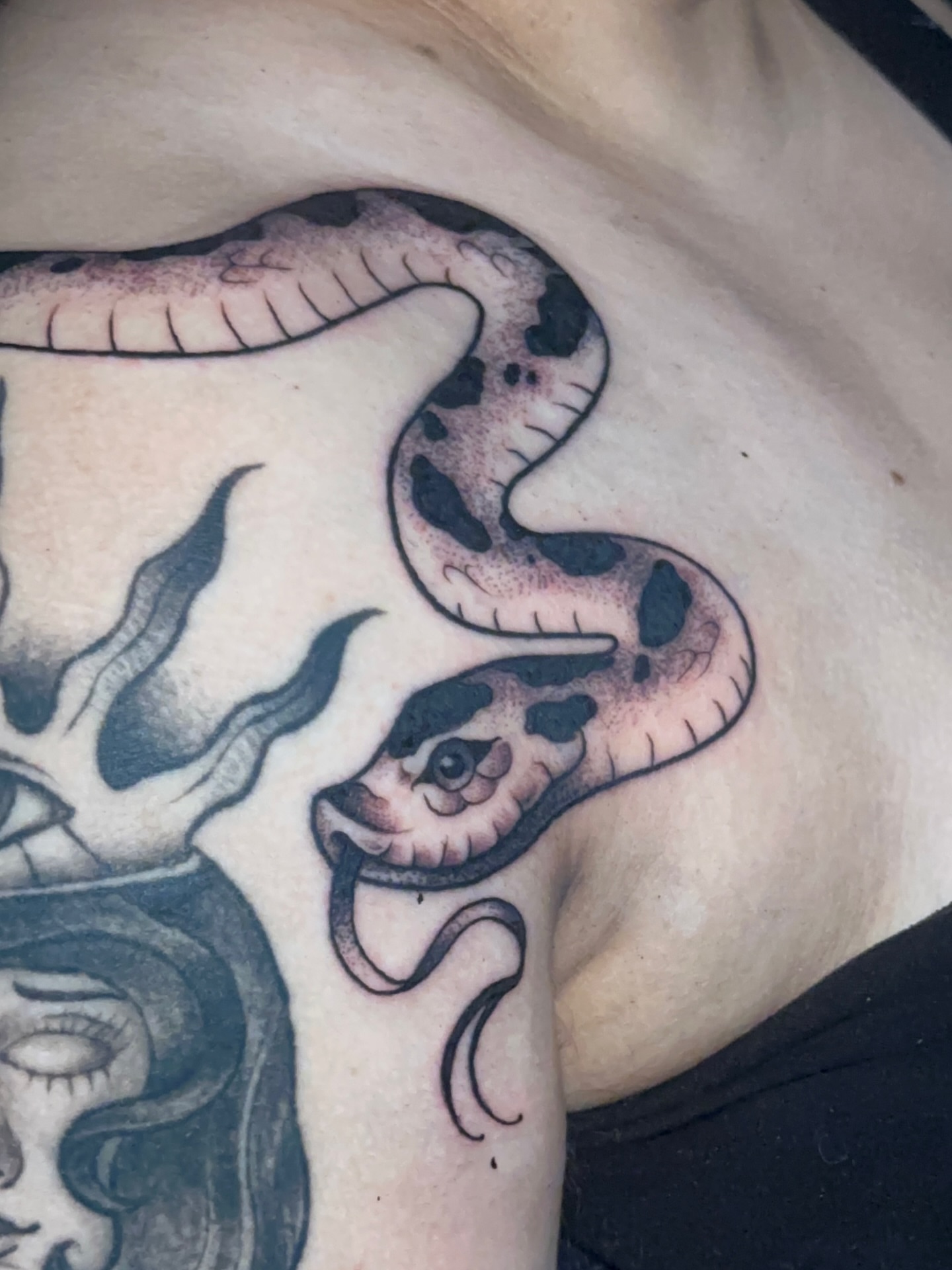 Tattoo by @caitycat.tattoos — american_traditional, black_and_grey