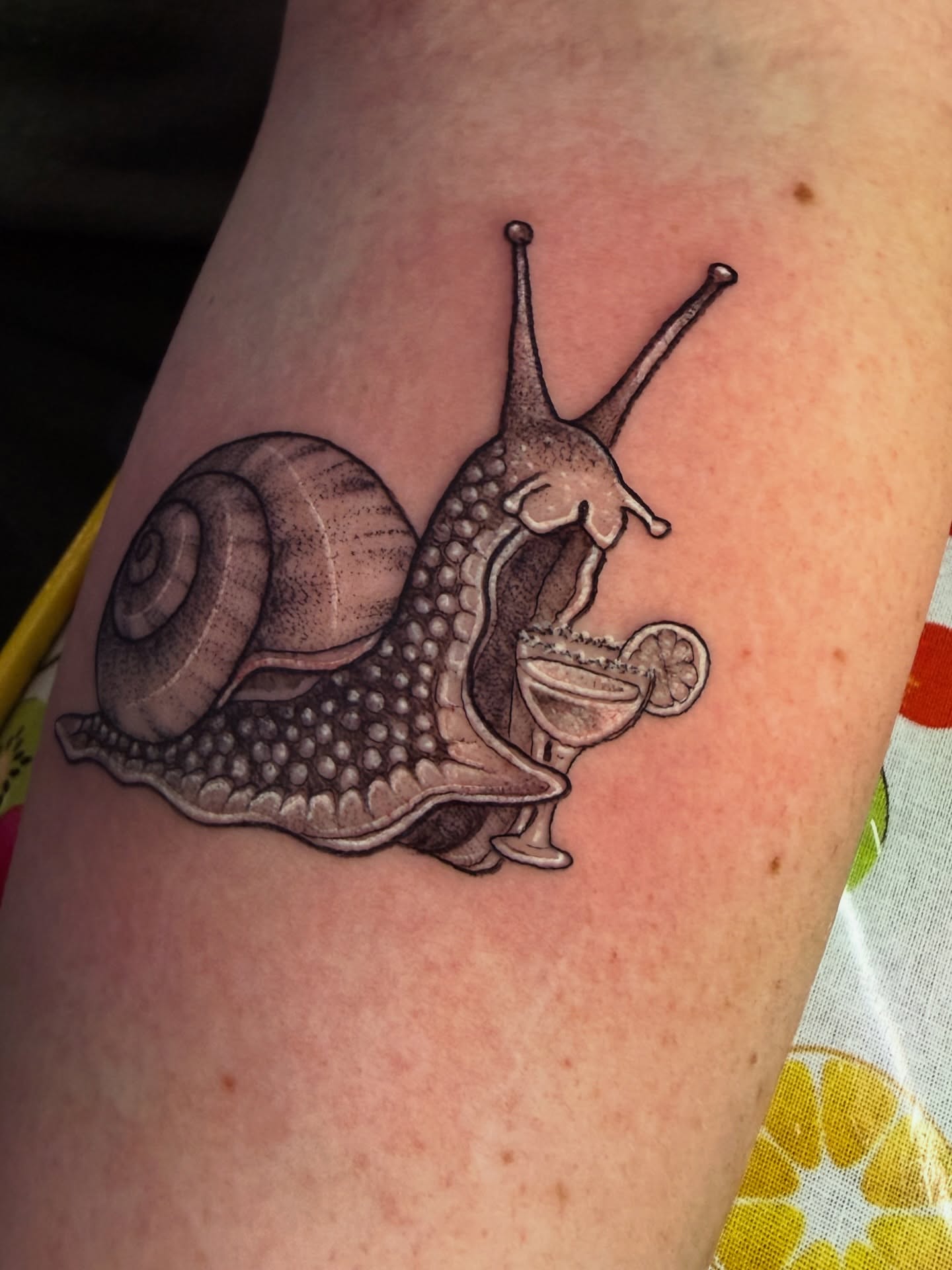 Tattoo by @britter_tattoos — dotwork, realism
