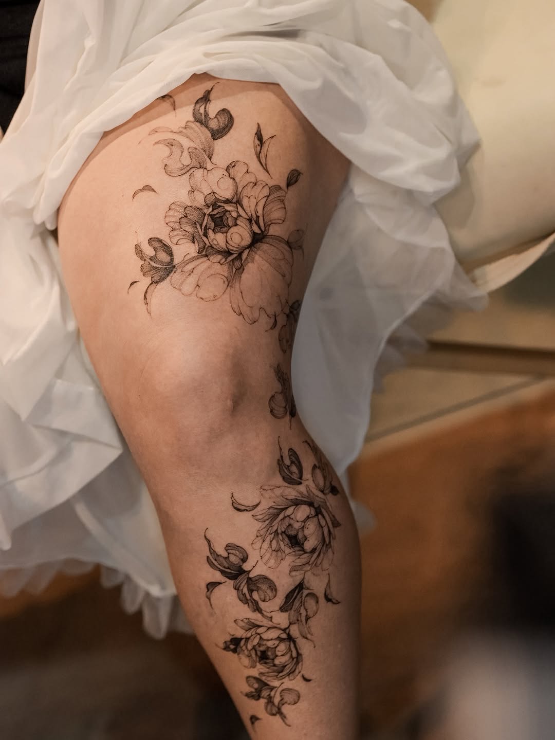 Tattoo by @merry_tattoo — fine_line, black_and_grey