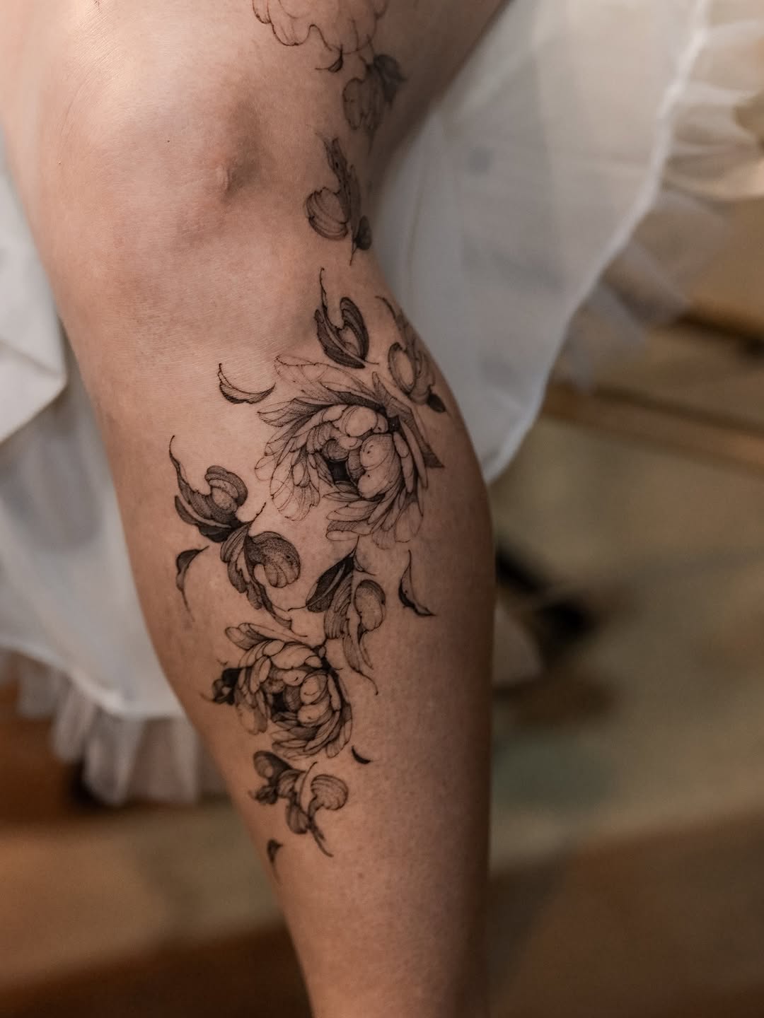 Tattoo by @merry_tattoo — fine_line, black_and_grey