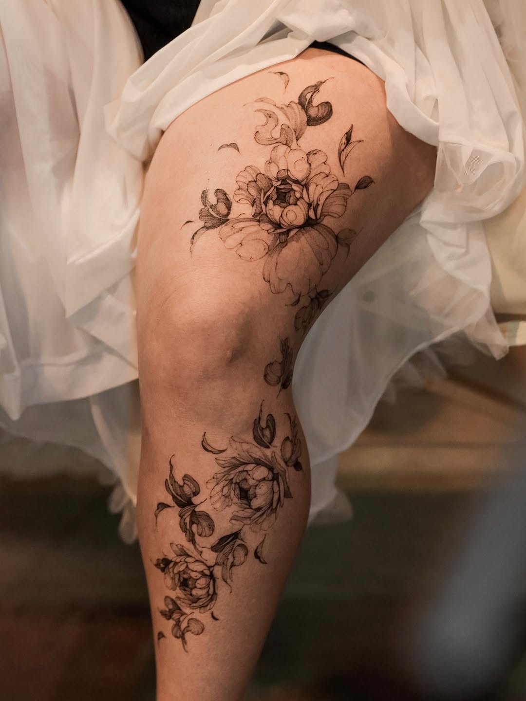 Tattoo by @merry_tattoo — fine_line, black_and_grey
