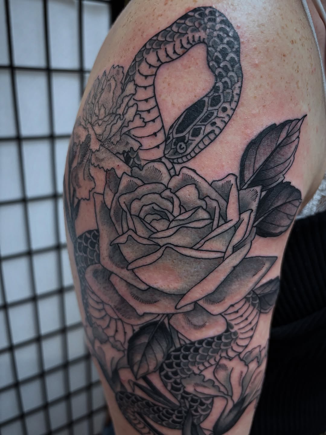 Tattoo by @a_m_bailey_ — black_and_grey, realism