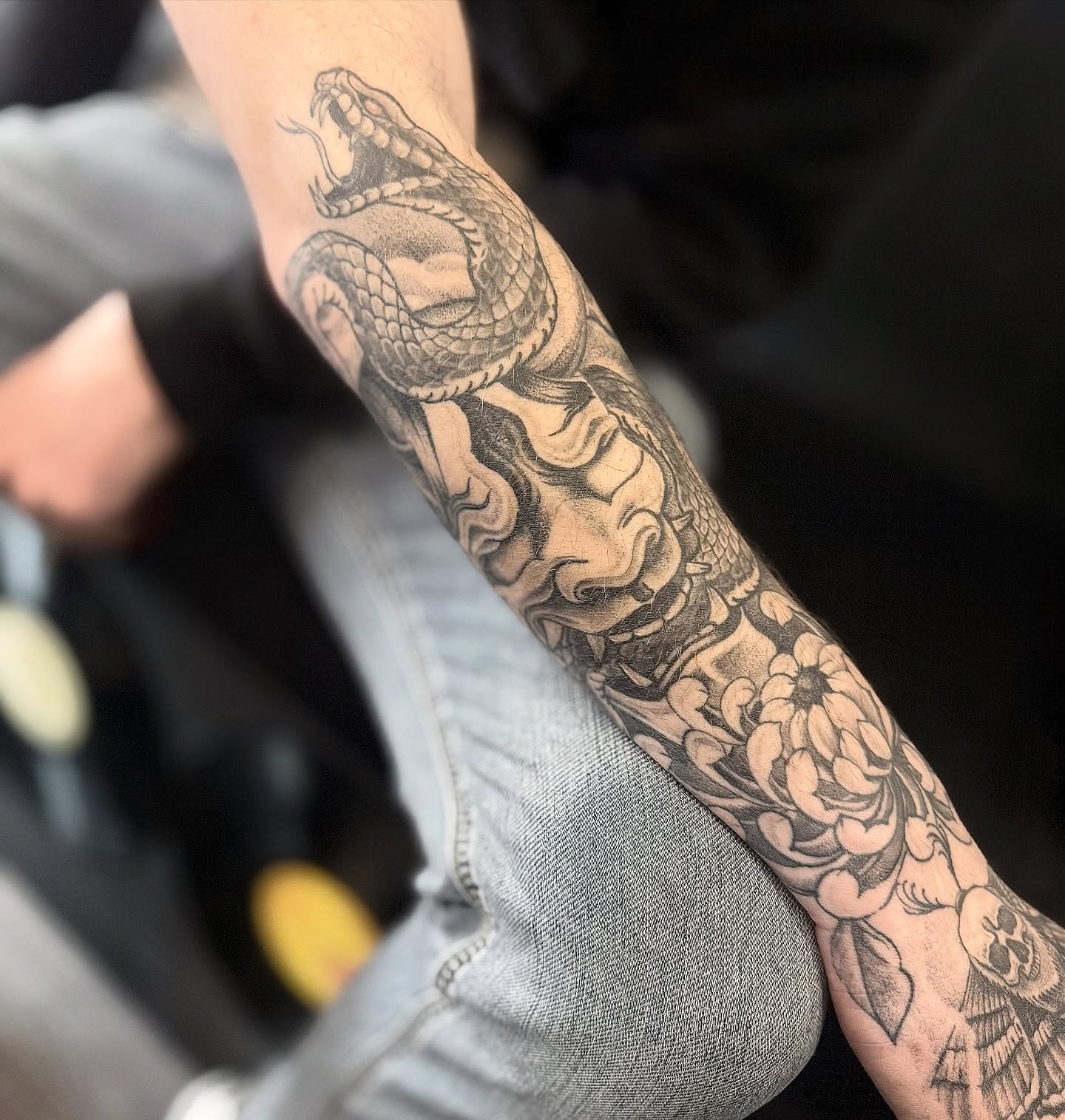 Tattoo by @jackcalliertattoos โ black_and_grey