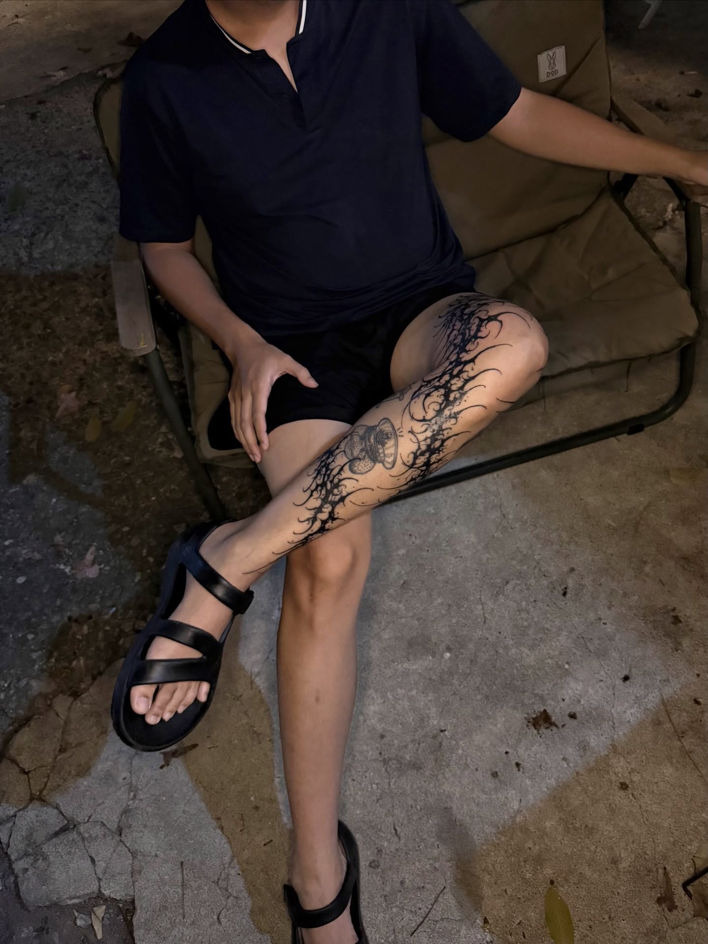 Tattoo by @voldblk — black_and_grey