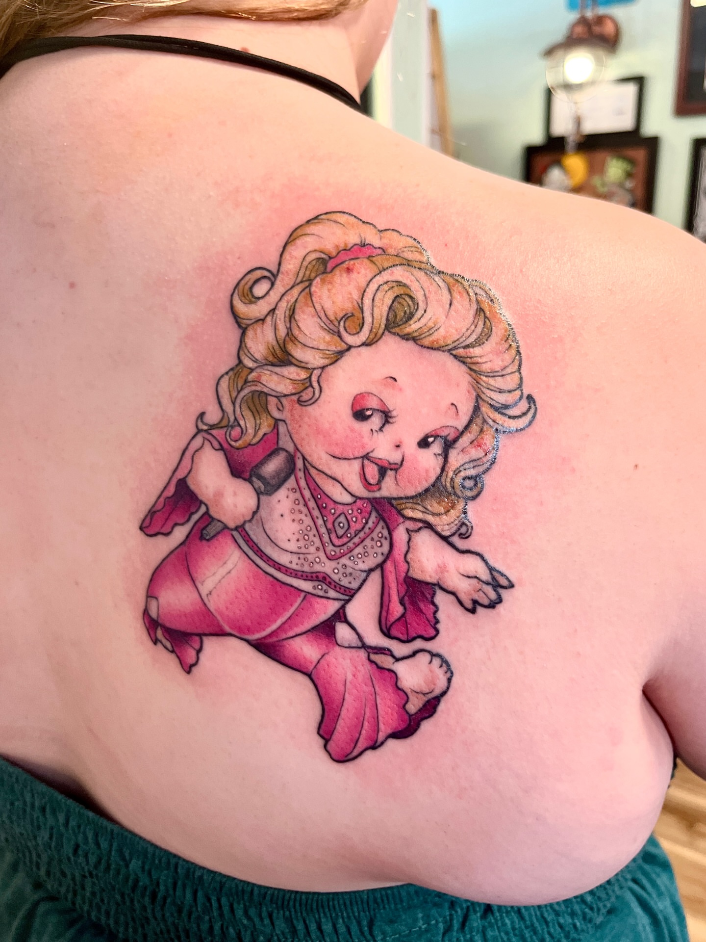 Tattoo by @inkbybellie — illustrative
