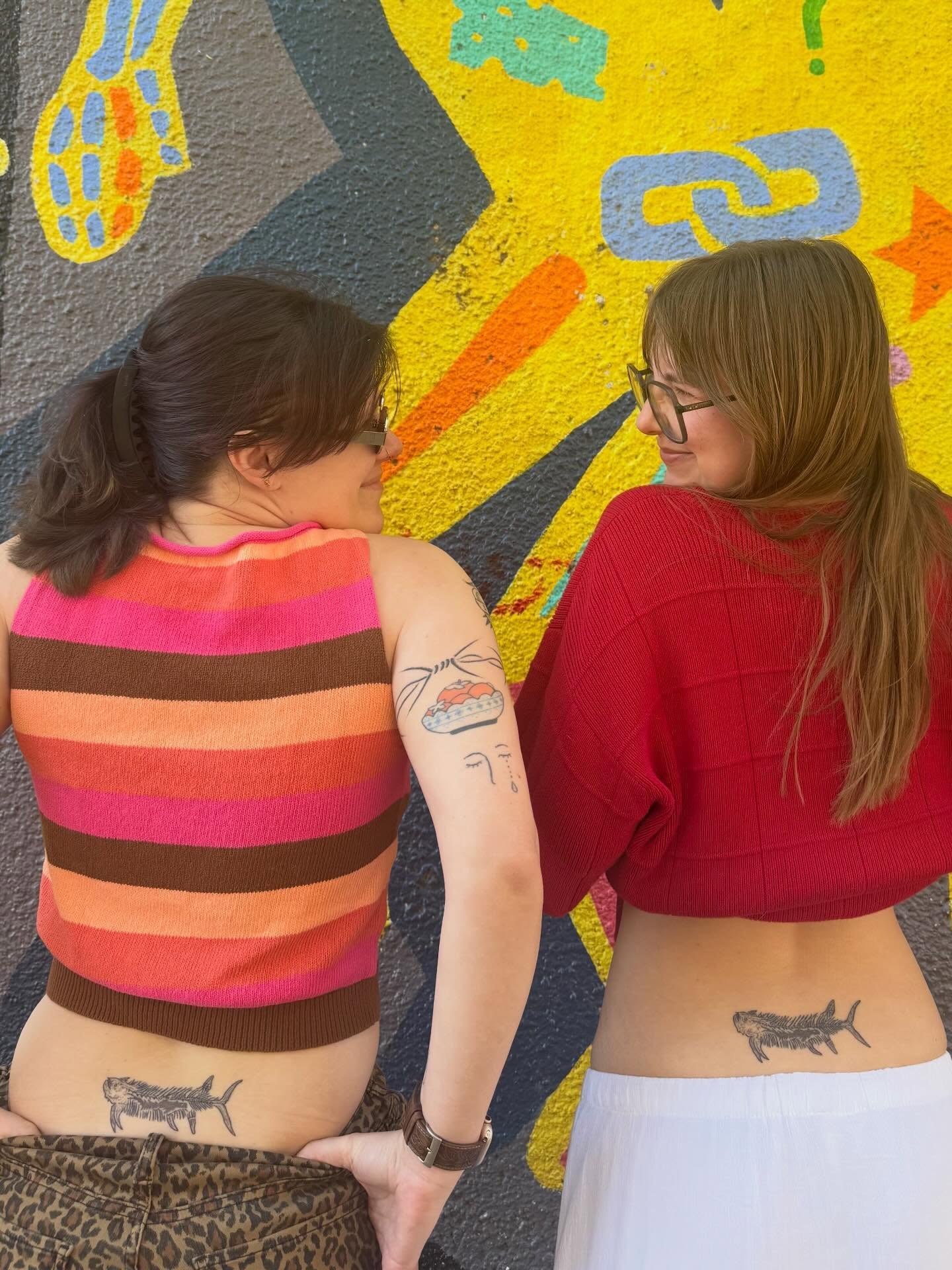 Fish American traditional tattoo on the back by faith