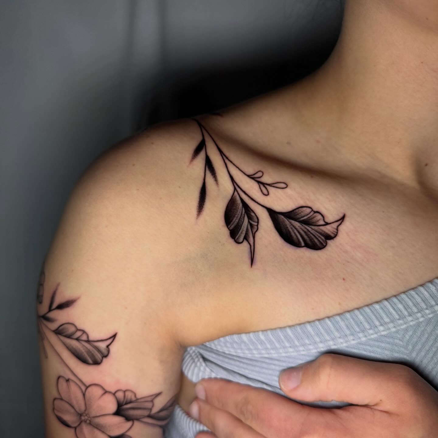 Tattoo by @hailyeahtattoos — black_and_grey