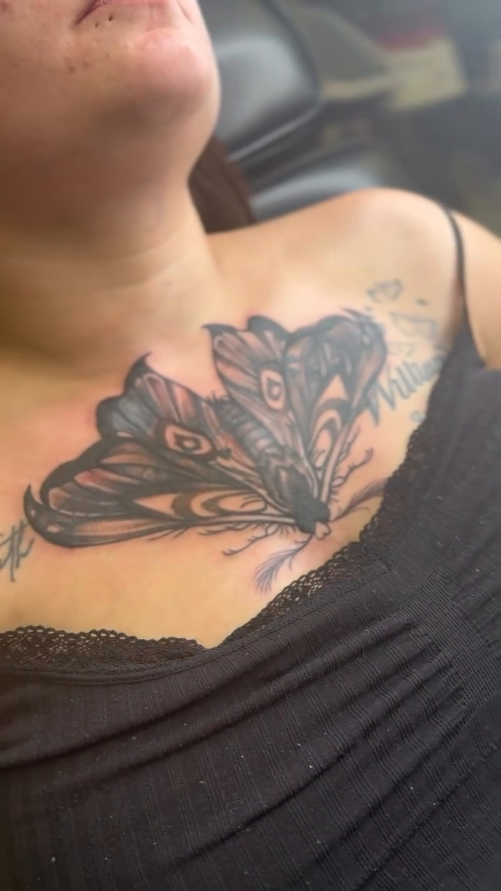 Tattoo by @tattooswithdee — black_and_grey, realism