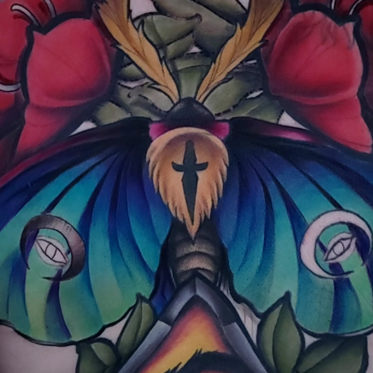 Butterfly neo-traditional tattoo by 💢 Anime  & 🗡 Neo Traditional    💥 Marc