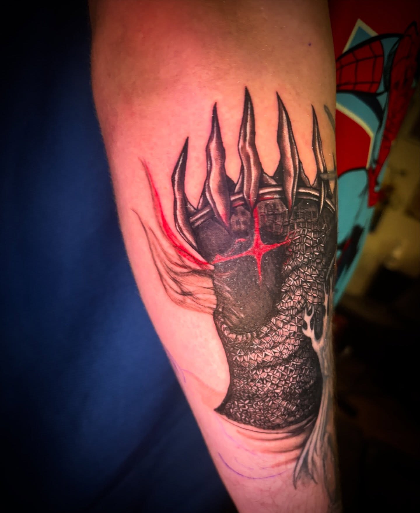 Dragon claw dark realism tattoo on the forearm by Kiwi🌱☀️