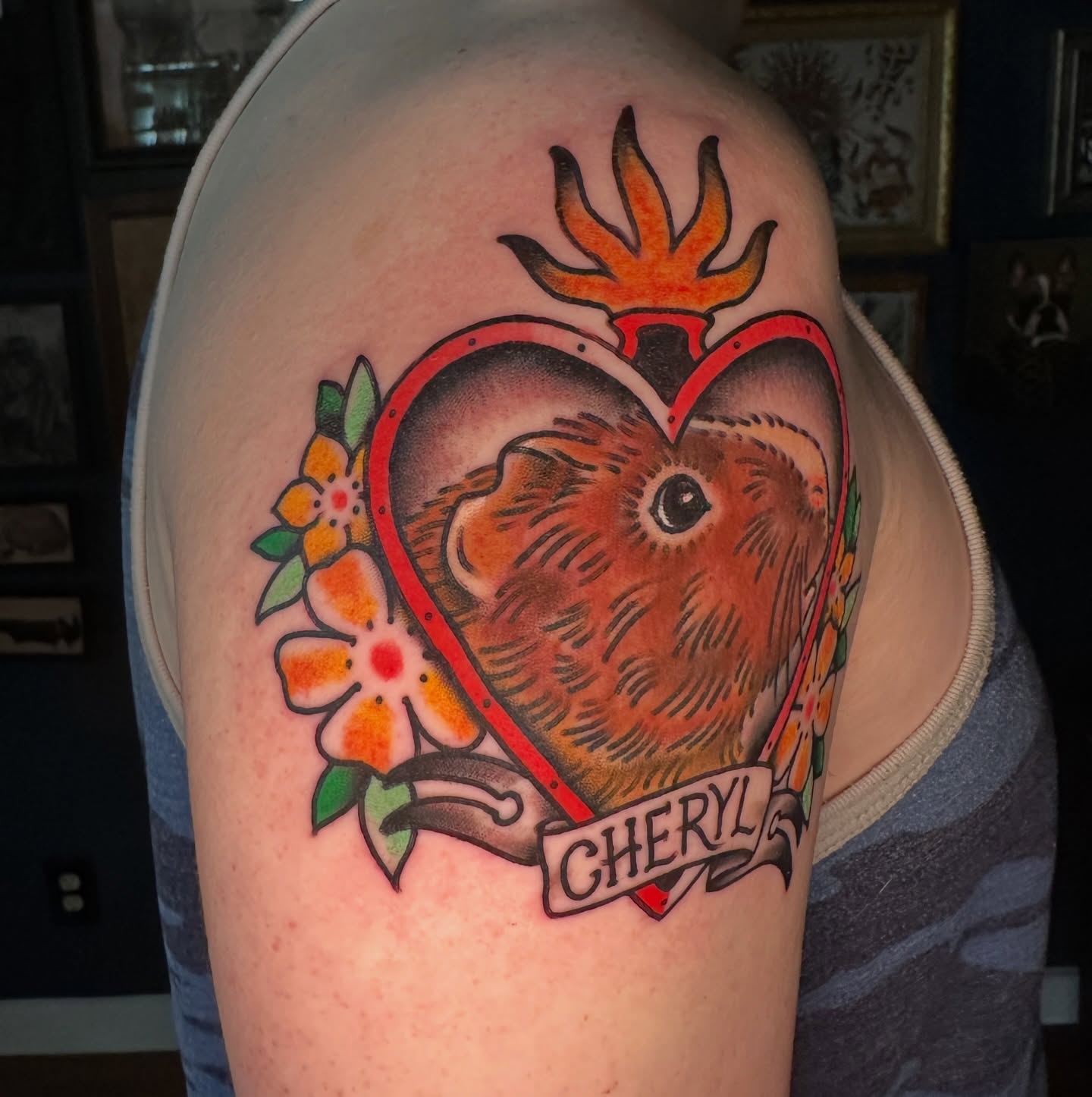 Tattoo by @terminatrixx — american_traditional, realism