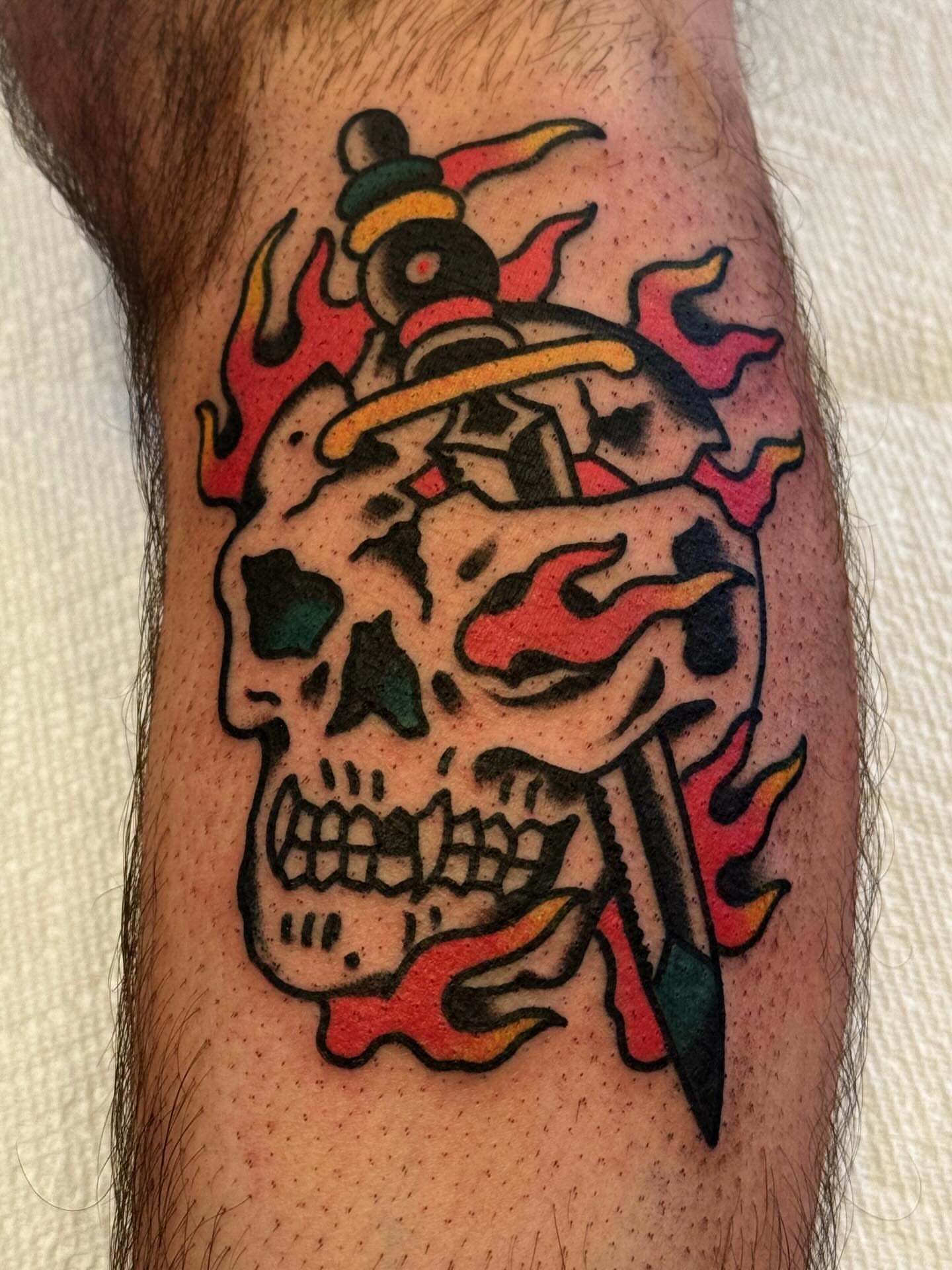 Tattoo by @tat2brain — american_traditional