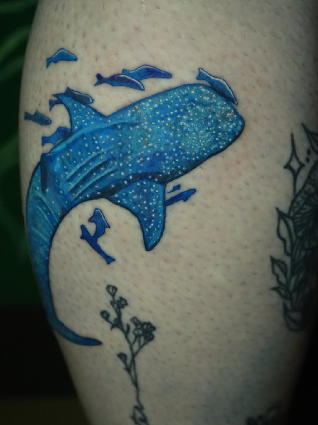 Tattoo by @rayvin_tattoos — dotwork