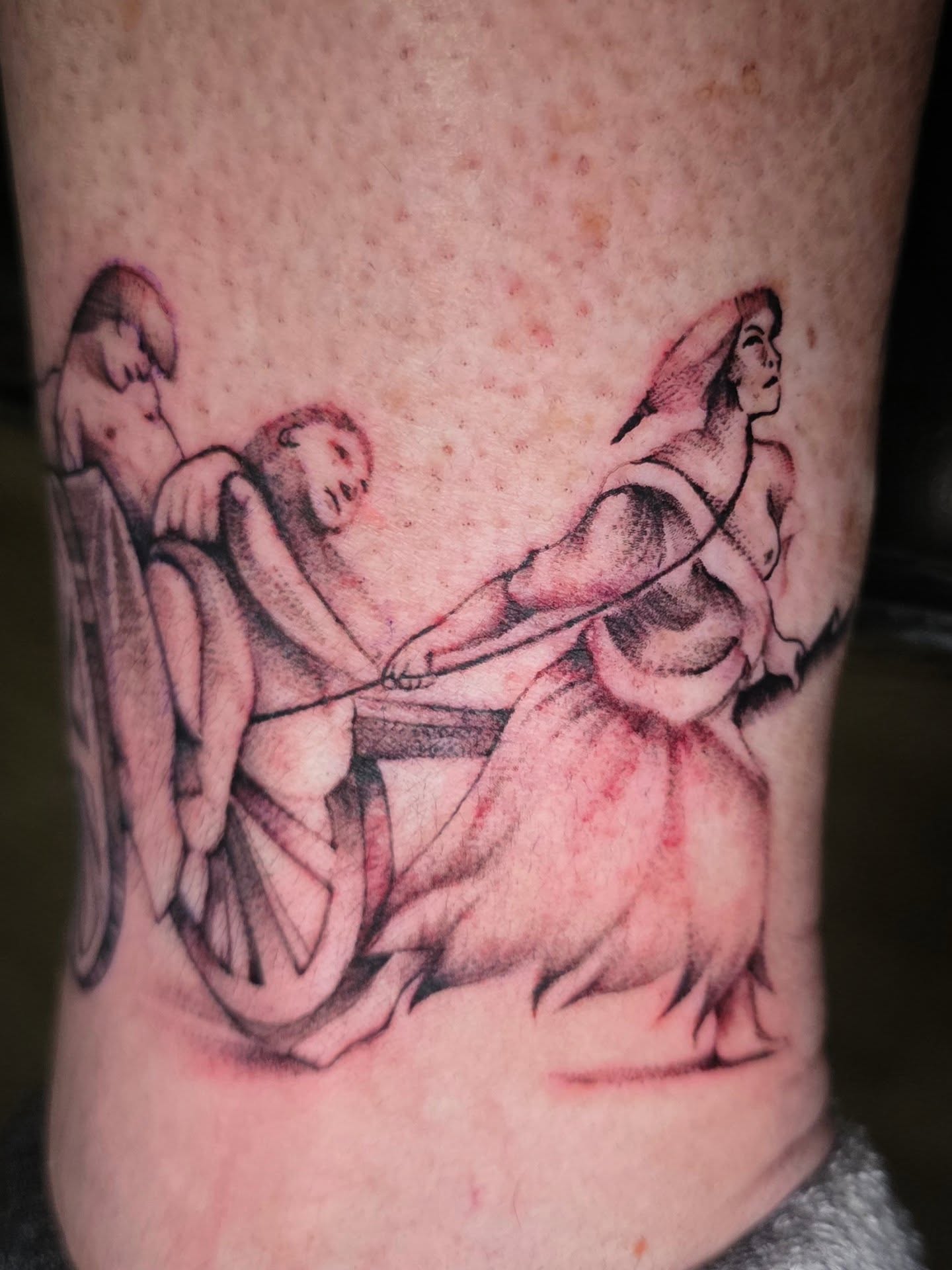 Tattoo by @matriix.ink.tattoos — black_and_grey