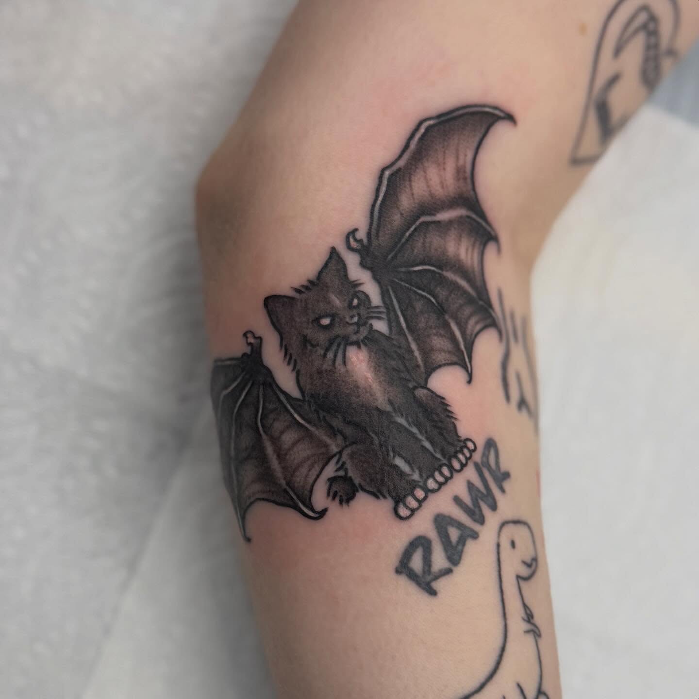 Tattoo by @iamdevinstattoos — black_and_grey