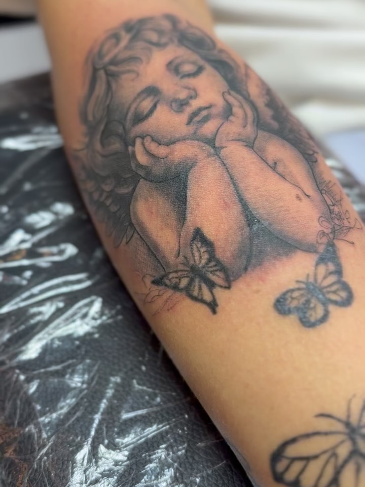 Tattoo by @ivan.tattoos95 — black_and_grey