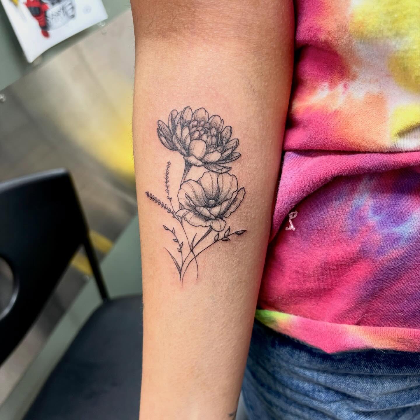 Tattoo by @jennas_drawings — black_and_grey